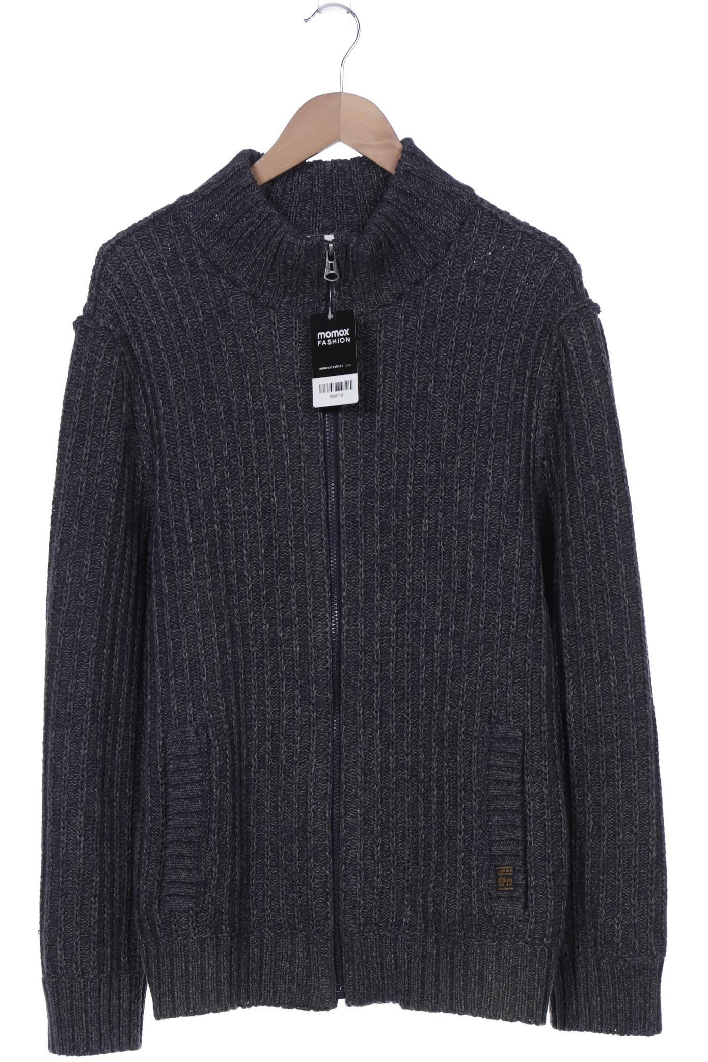 

s.Oliver Herren Strickjacke, marineblau, Gr. 52