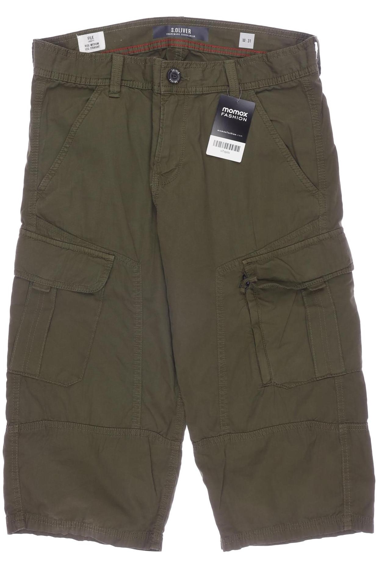 

s.Oliver Herren Shorts, grün, Gr. 31