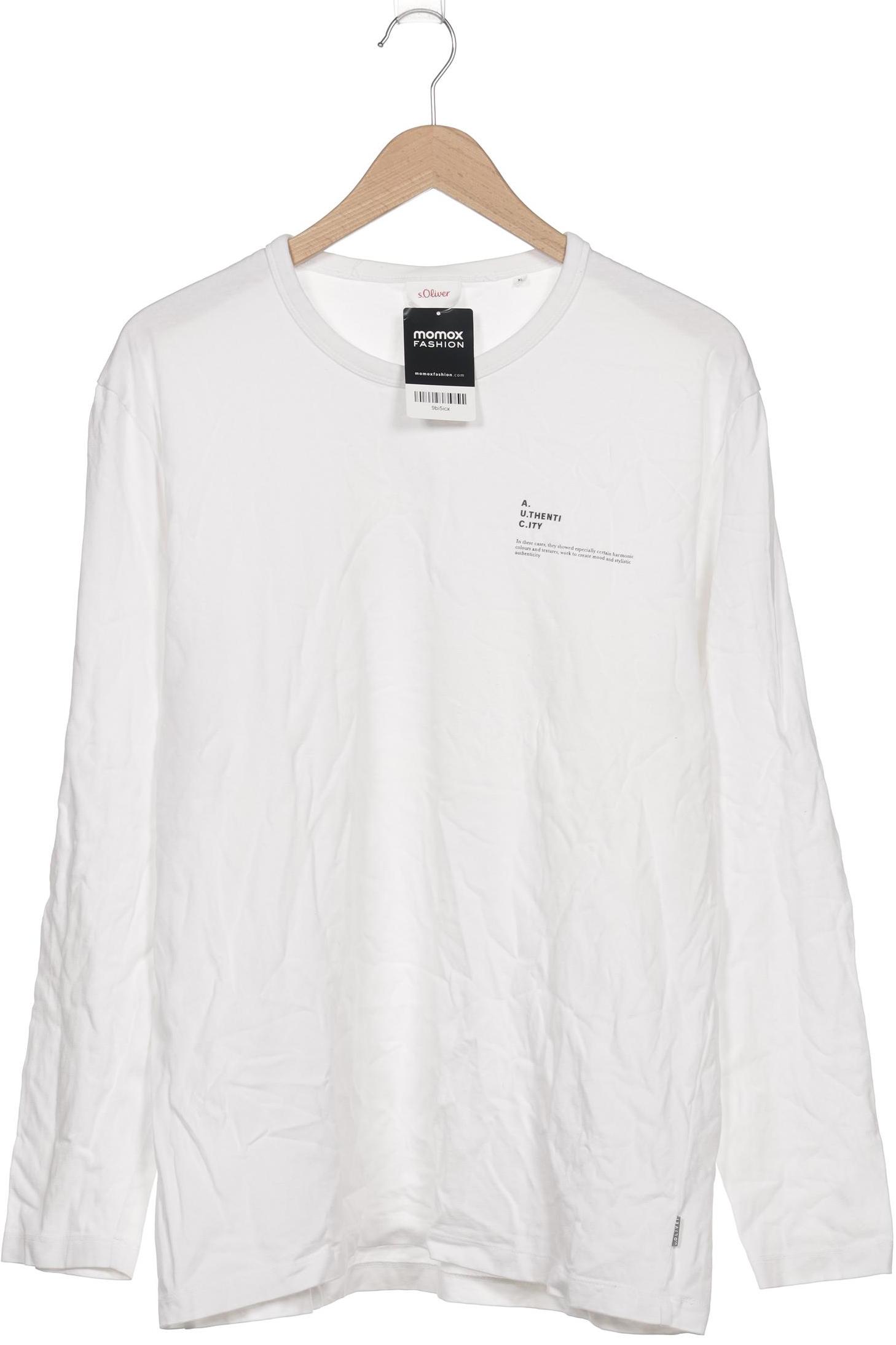 

s.Oliver Herren Langarmshirt, weiß, Gr. 54