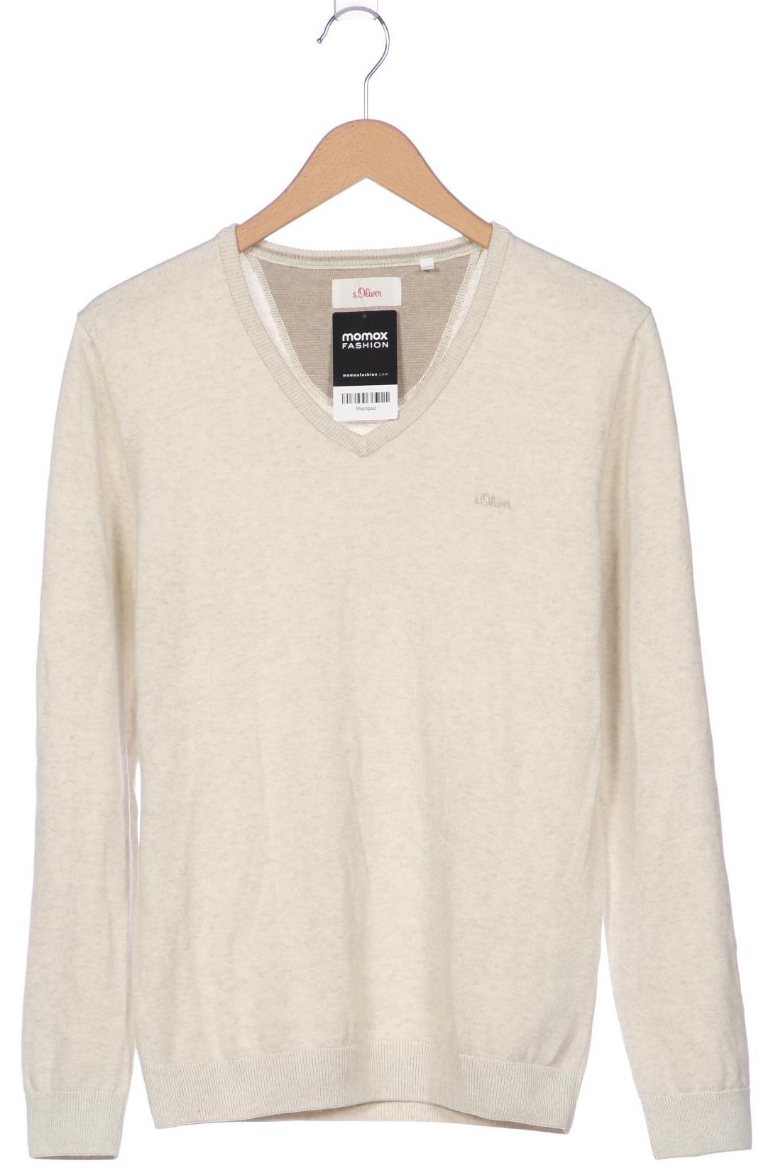 

s.Oliver Herren Pullover, cremeweiß, Gr. 46