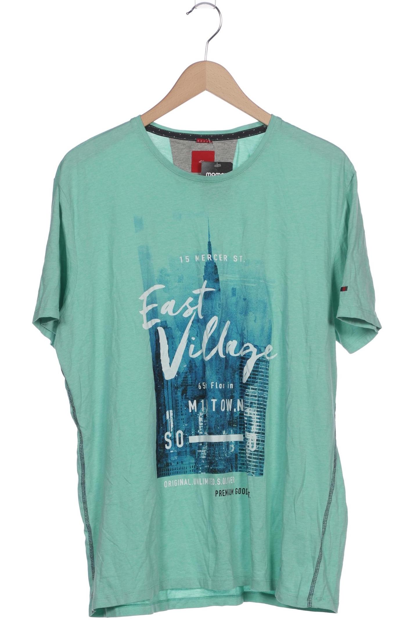 

s.Oliver Herren T-Shirt, türkis, Gr. 56