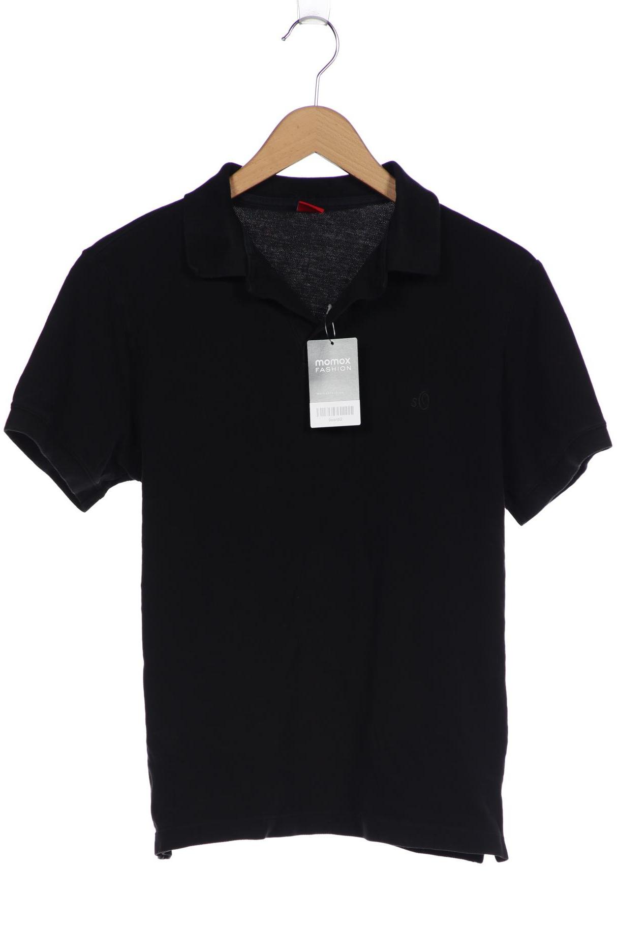 

s.Oliver Herren Poloshirt, schwarz