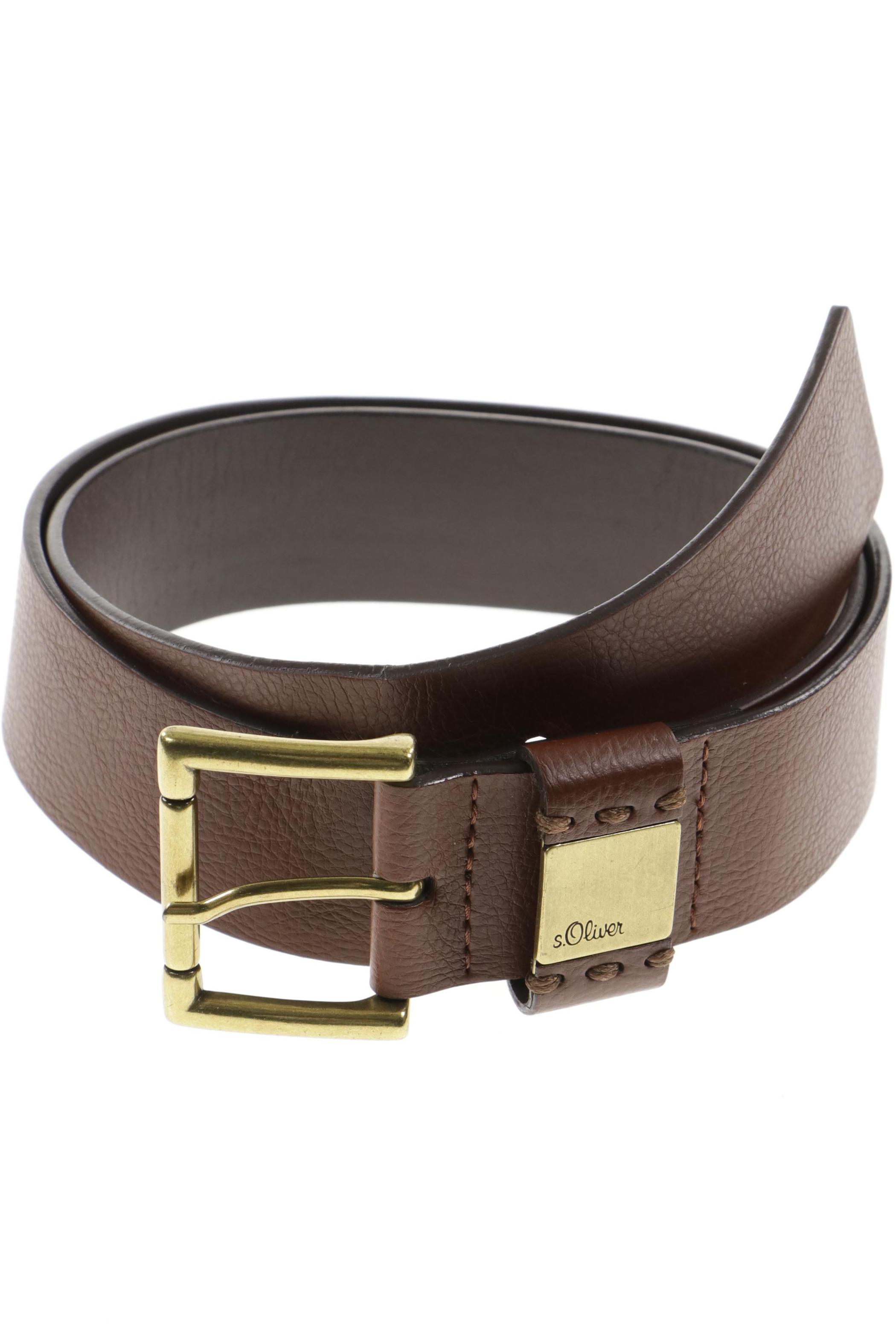 

s.Oliver Herren Gürtel, braun, Gr.