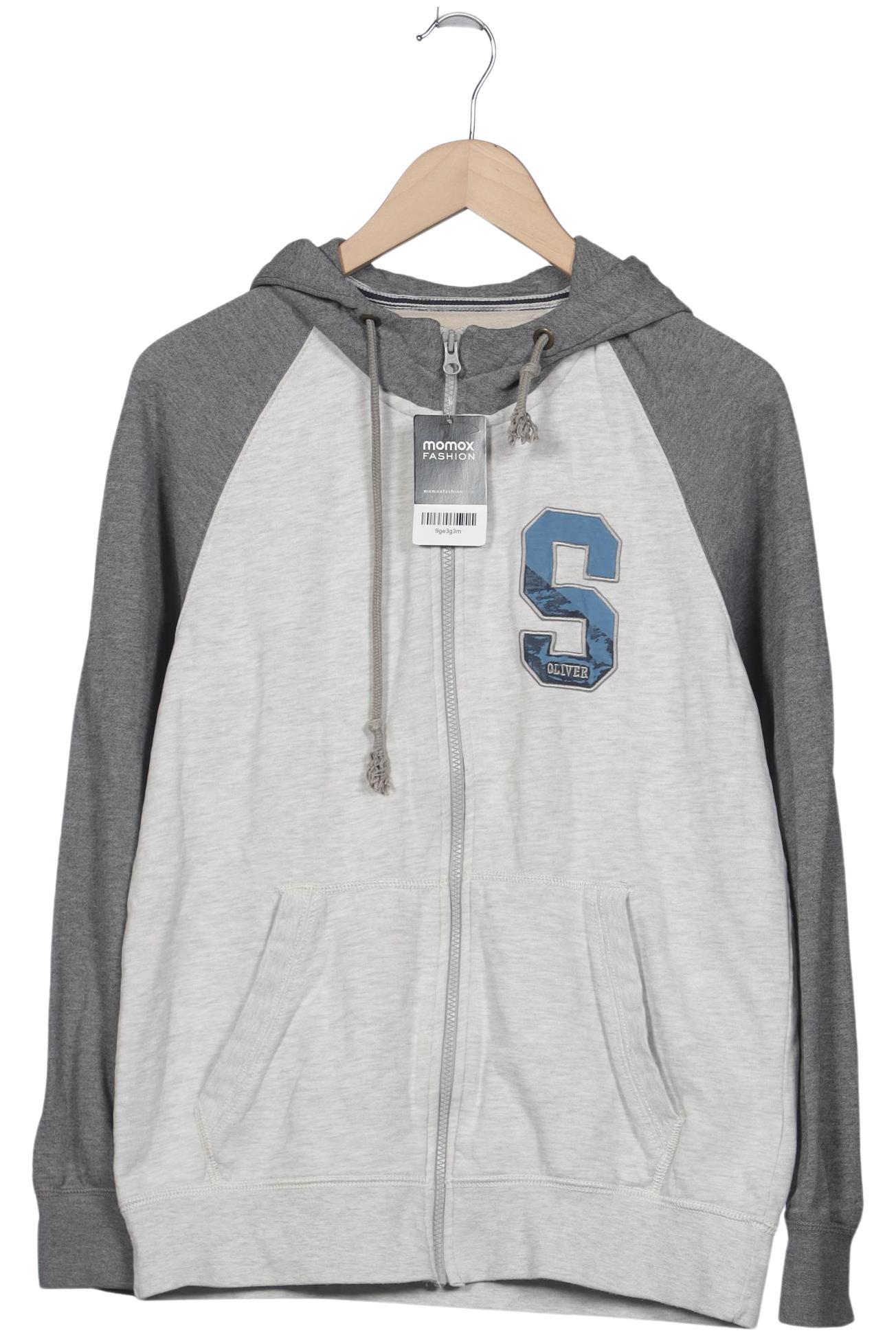 

s.Oliver Herren Kapuzenpullover, grau, Gr. 48