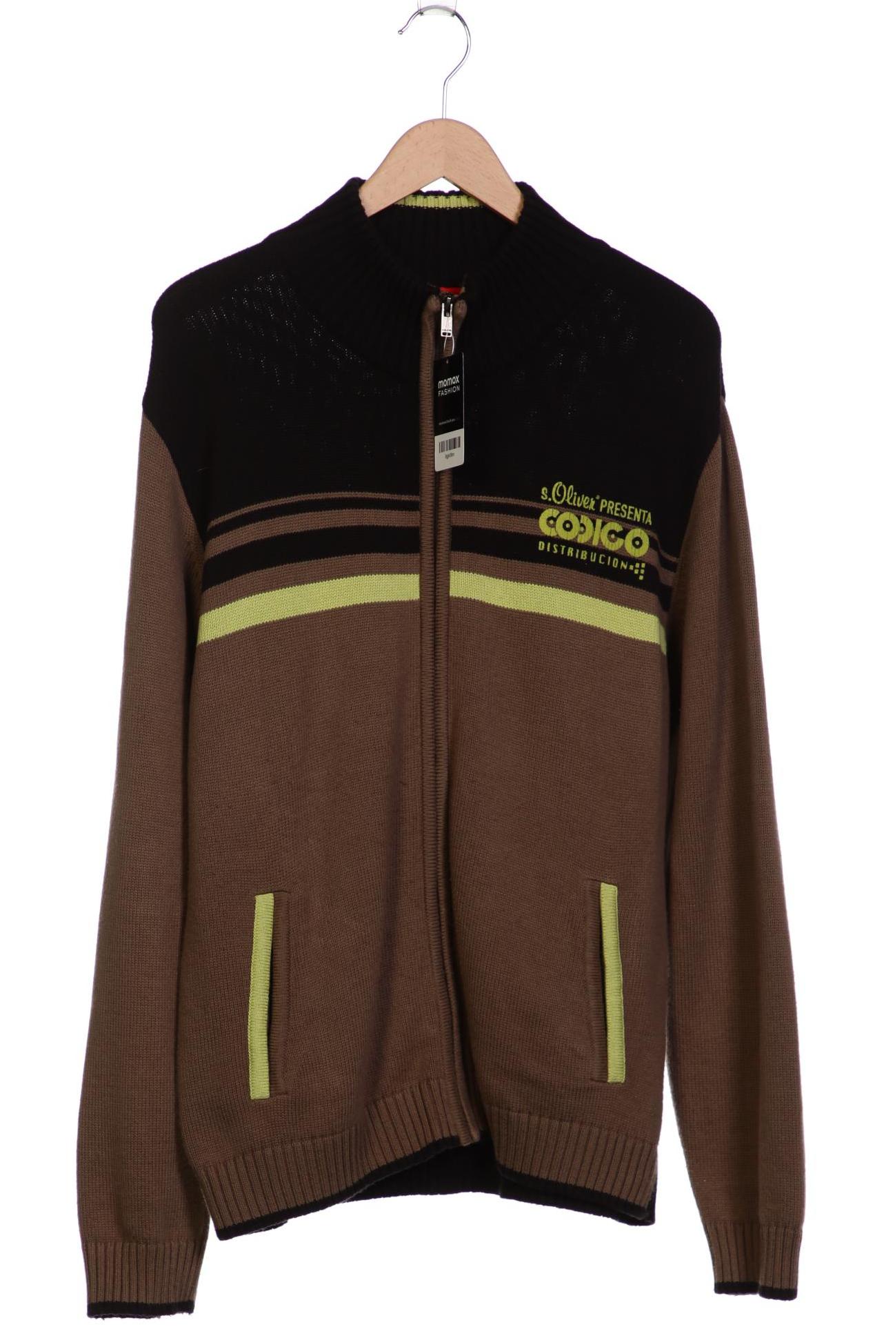 

s.Oliver Herren Strickjacke, braun, Gr. 54