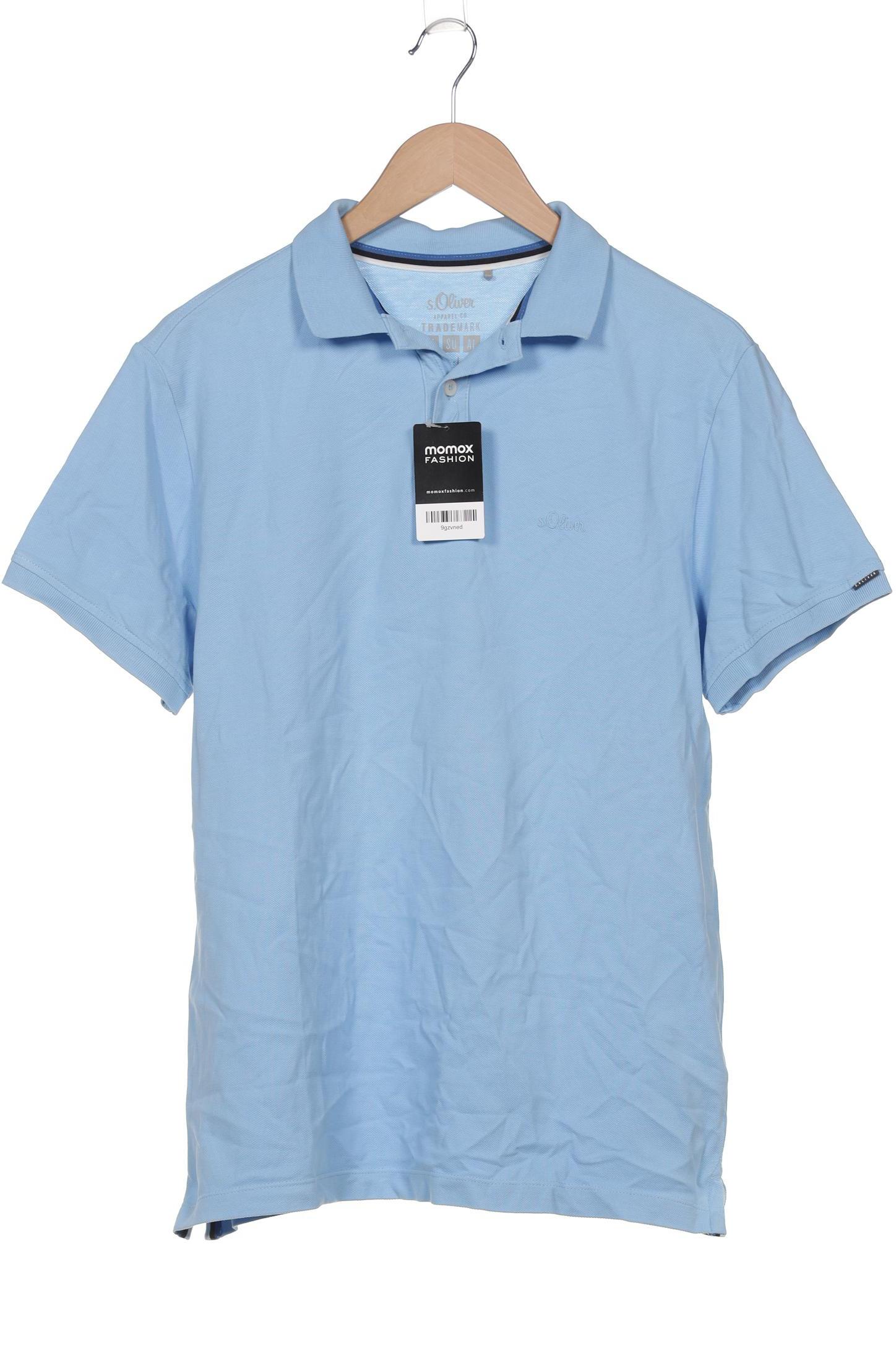 

s.Oliver Herren Poloshirt, blau, Gr. 52
