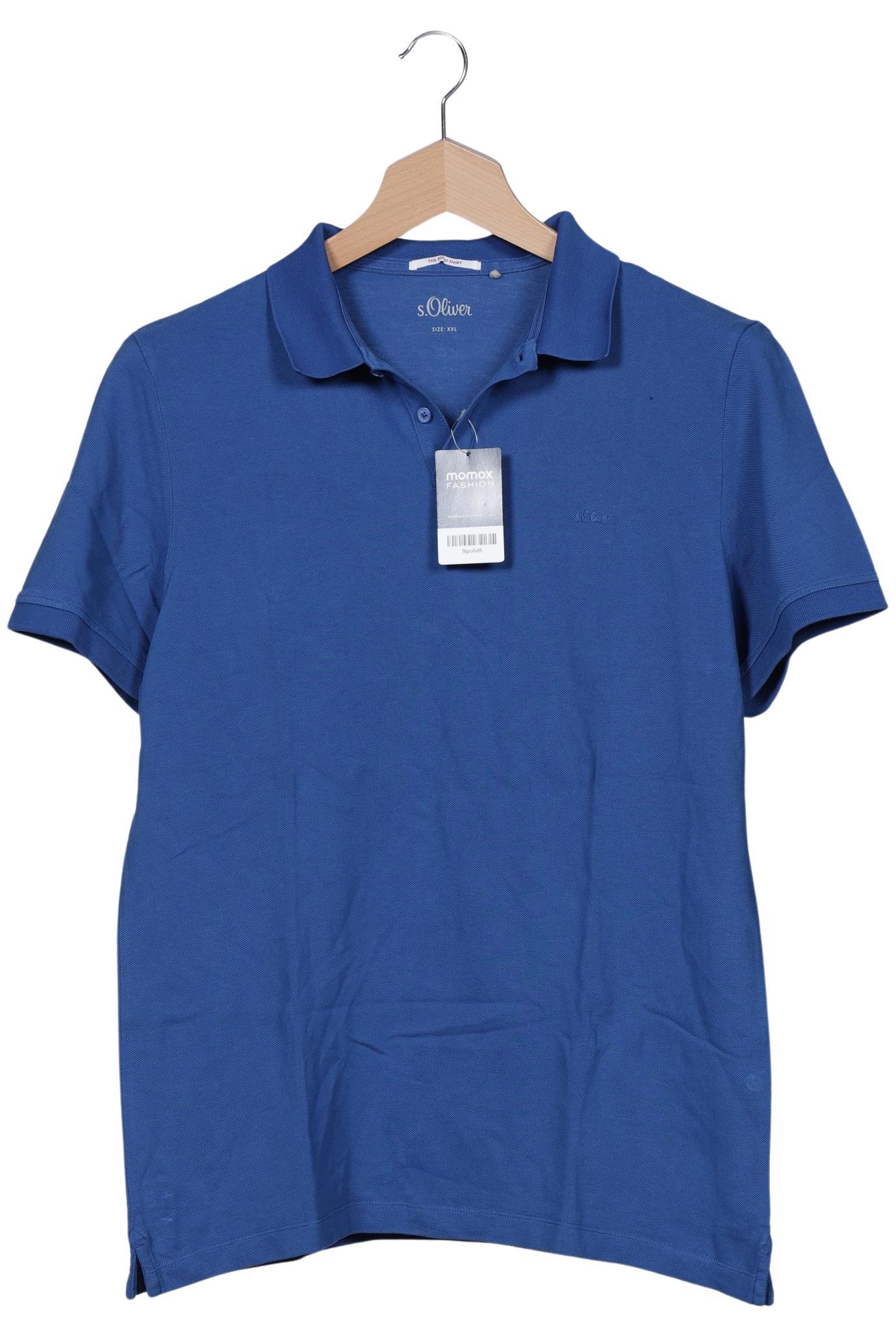 

s.Oliver Herren Poloshirt, blau, Gr. 56