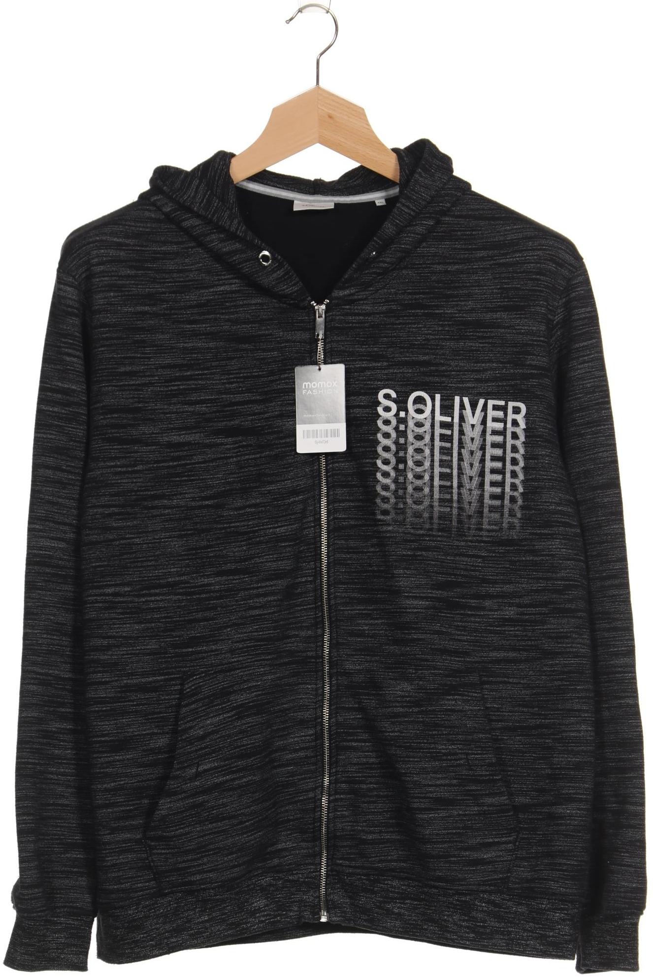 

s.Oliver Herren Kapuzenpullover, schwarz, Gr. 56