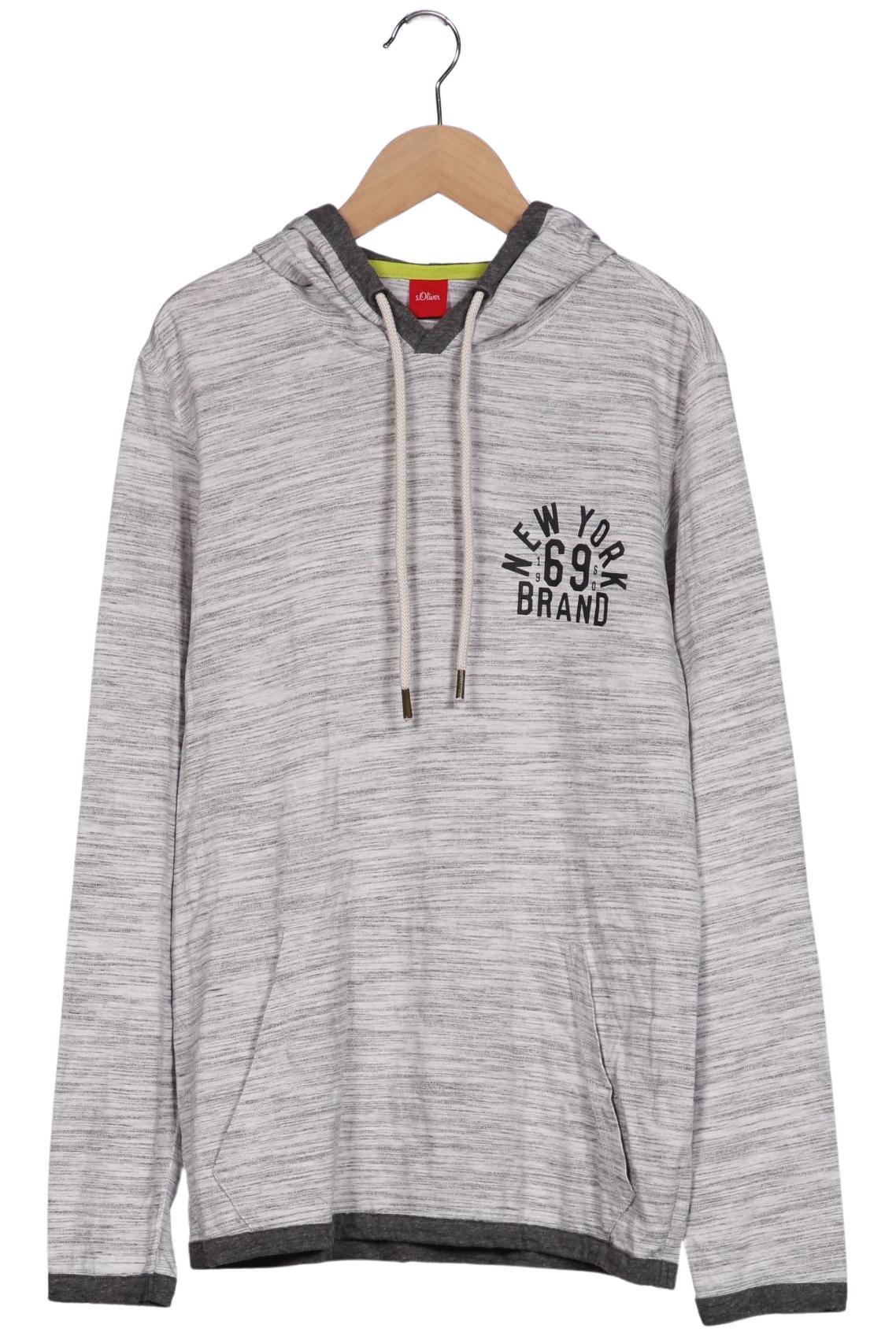 

s.Oliver Herren Kapuzenpullover, grau, Gr. 48