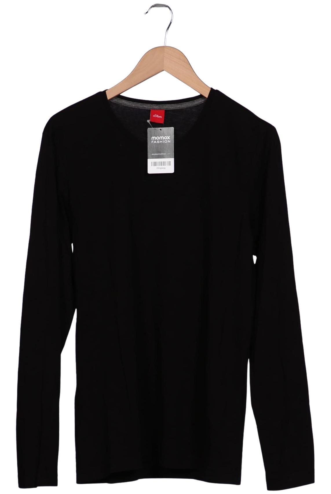 

s.Oliver Herren Langarmshirt, schwarz, Gr. 52