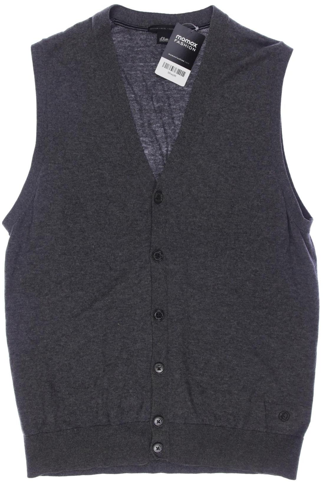 

s.Oliver Herren Strickjacke, grau, Gr. 52