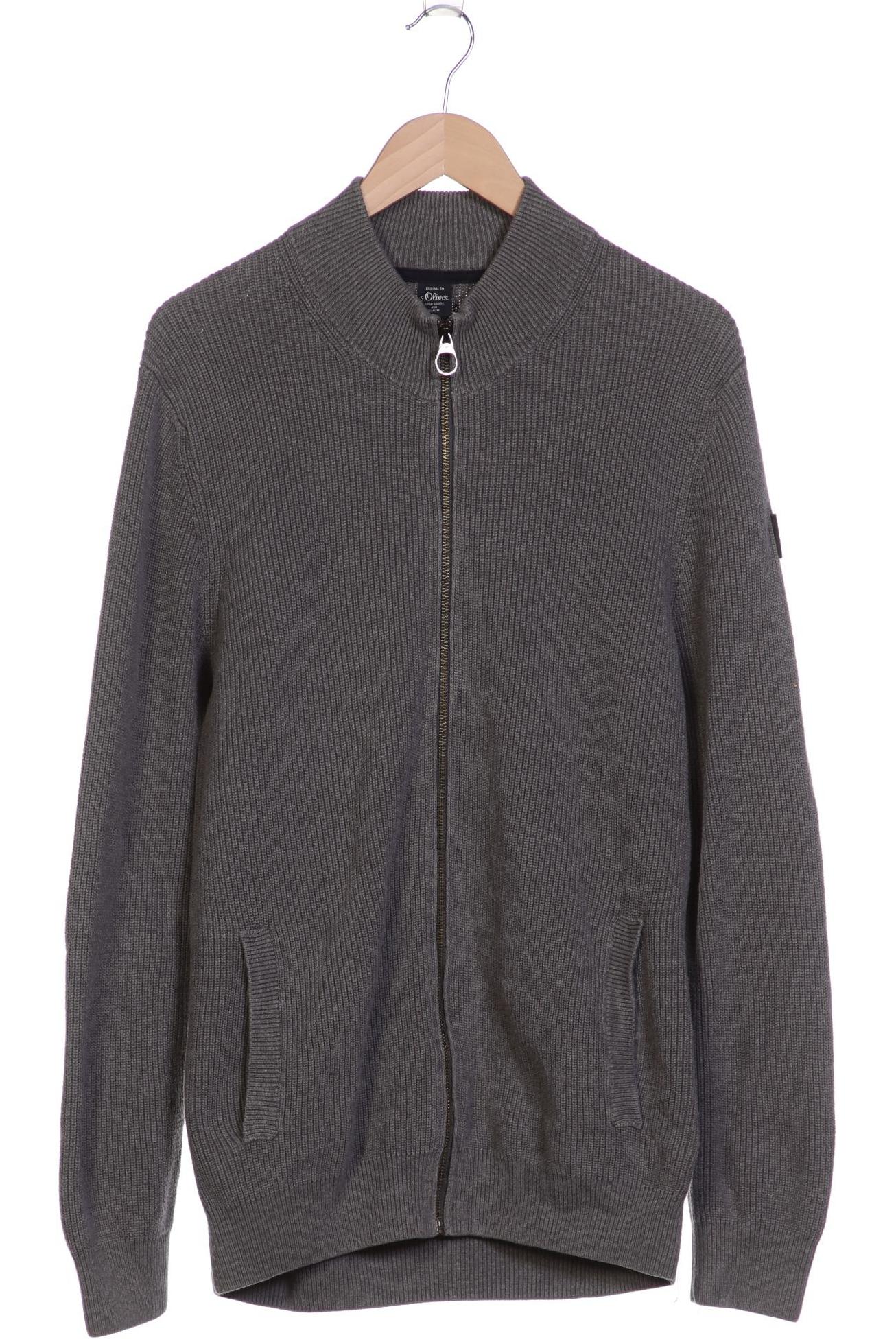 

s.Oliver Herren Strickjacke, grau, Gr. 54