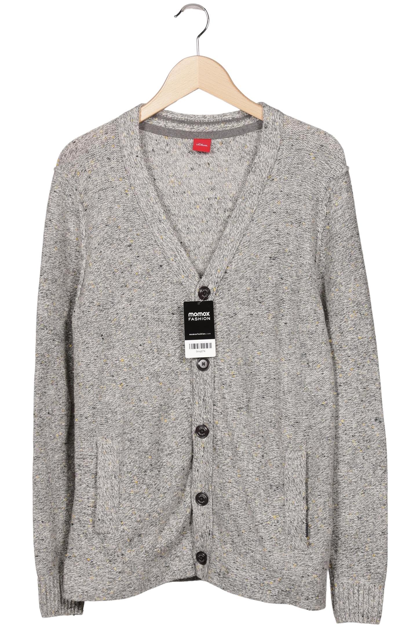 

s.Oliver Herren Strickjacke, grau, Gr. 48