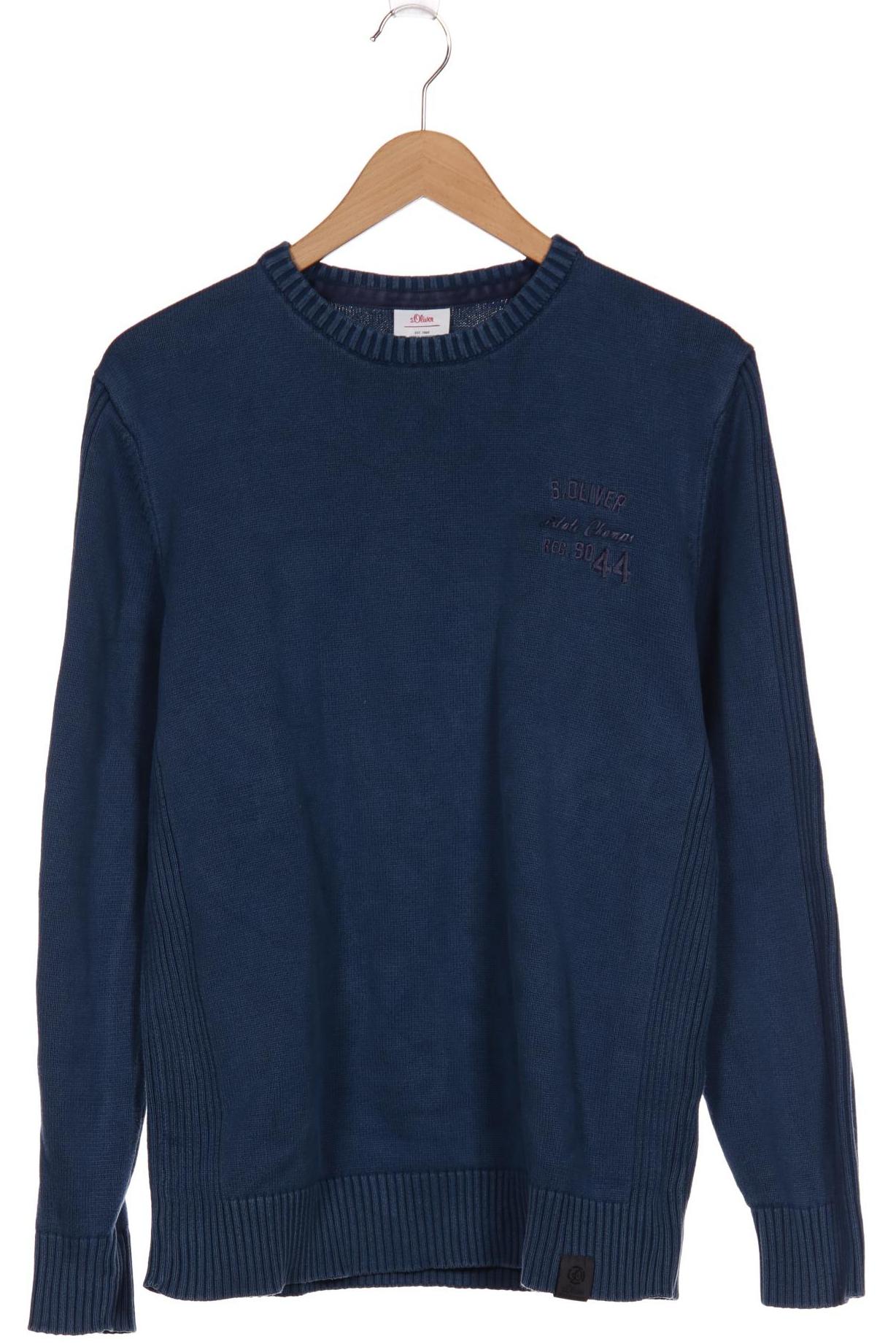 

s.Oliver Herren Pullover, blau, Gr. 52