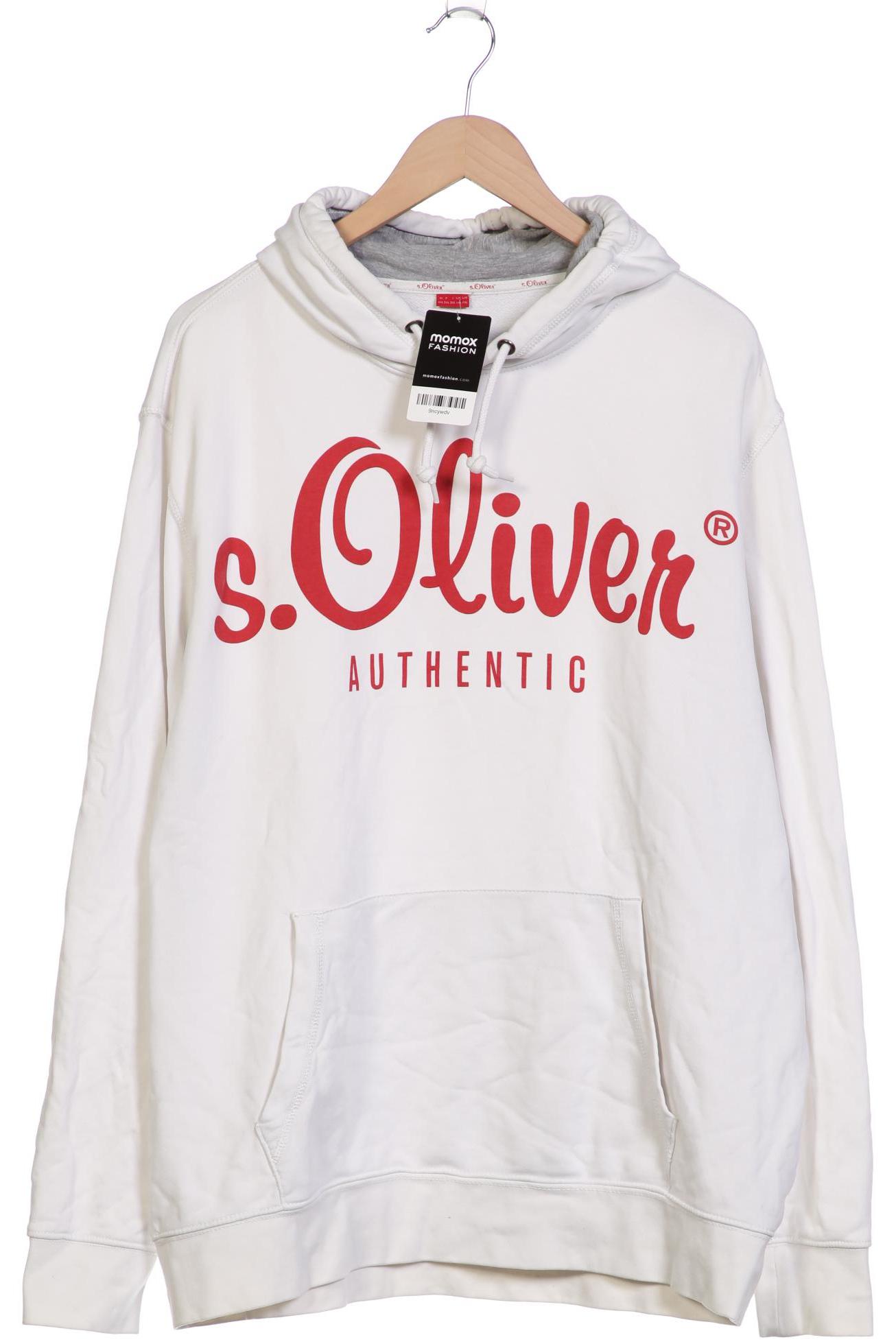 

s.Oliver Herren Kapuzenpullover, weiß, Gr. 56