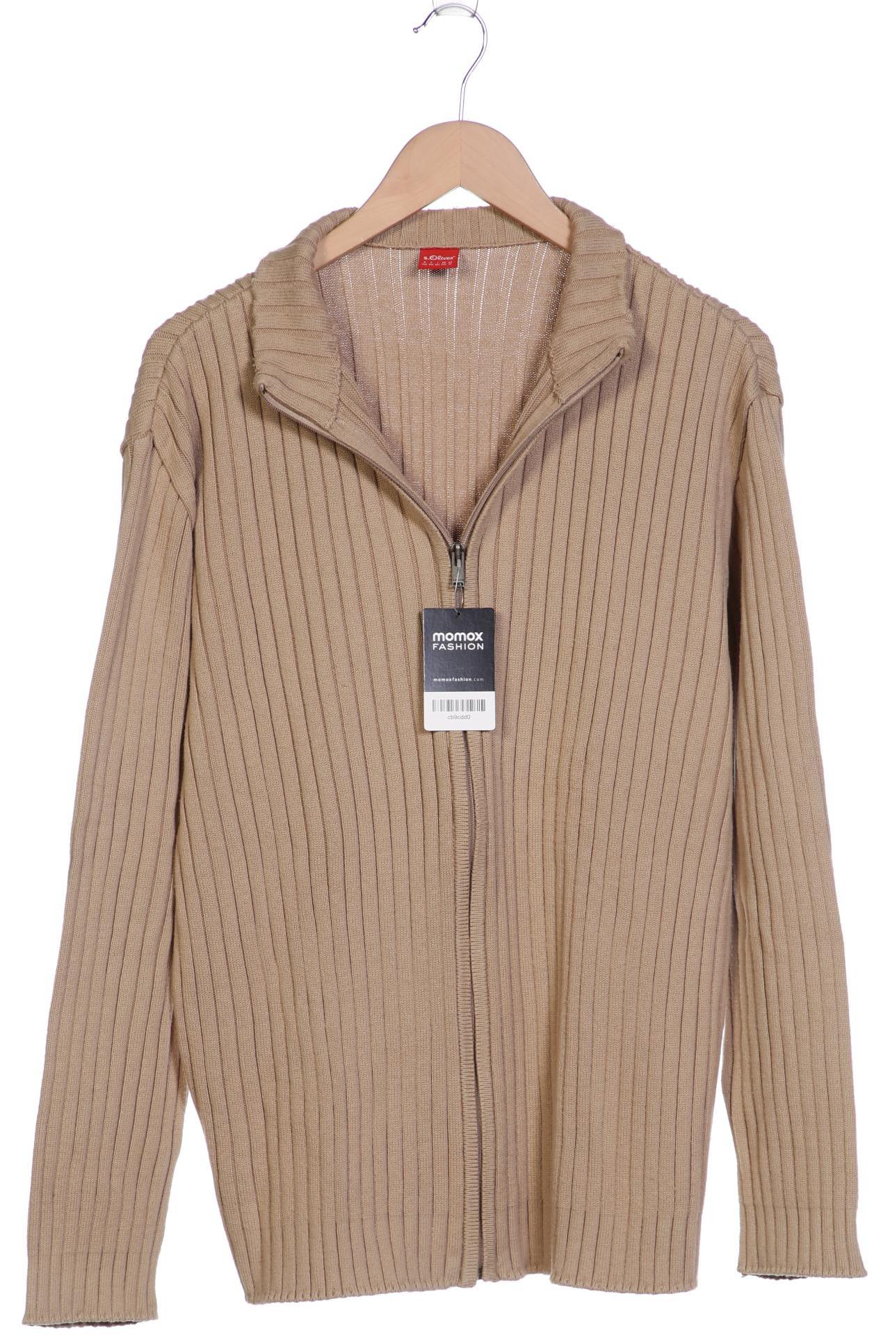 

s.Oliver Herren Strickjacke, beige, Gr. 56