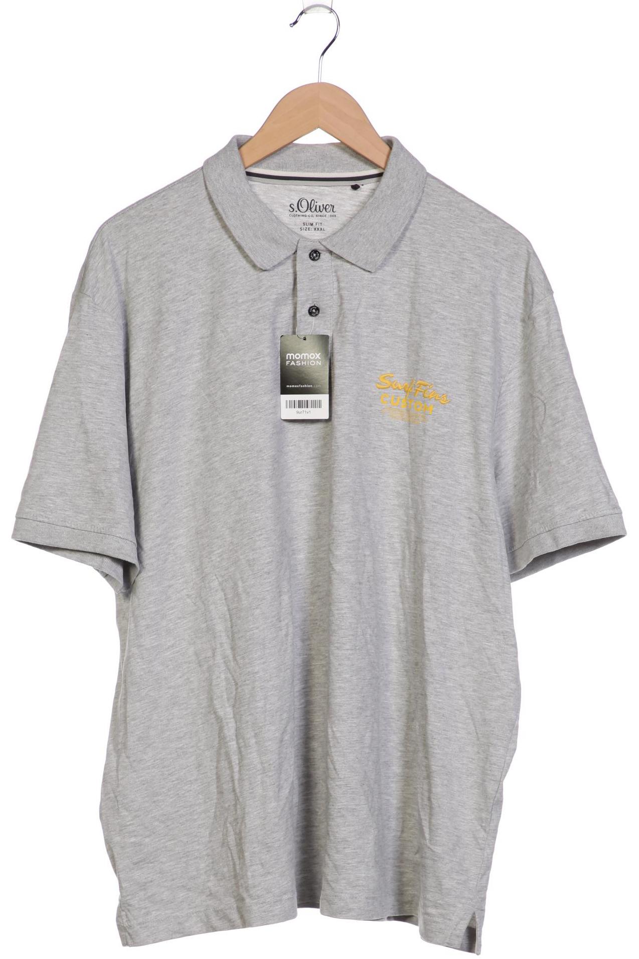 

s.Oliver Herren Poloshirt, grau, Gr. 58