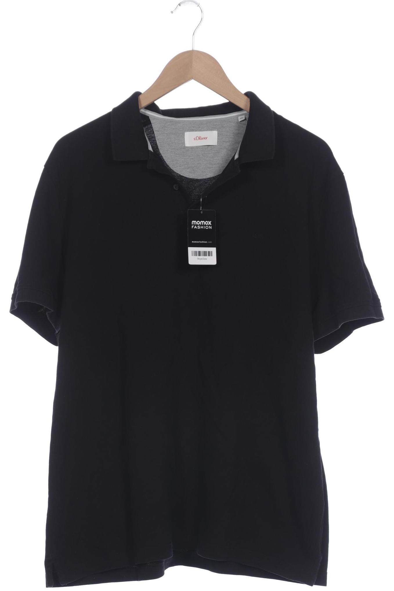 

s.Oliver Herren Poloshirt, schwarz, Gr. 56