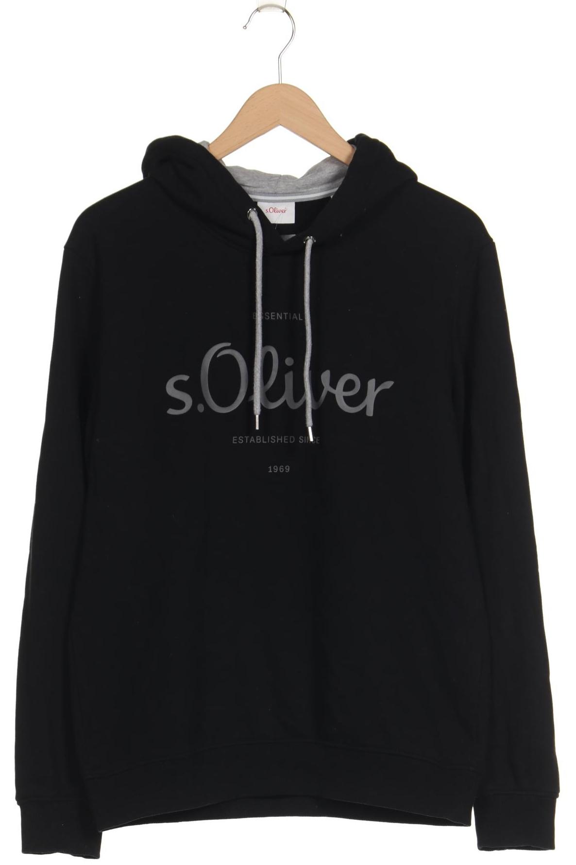 

s.Oliver Herren Kapuzenpullover, schwarz, Gr. 48
