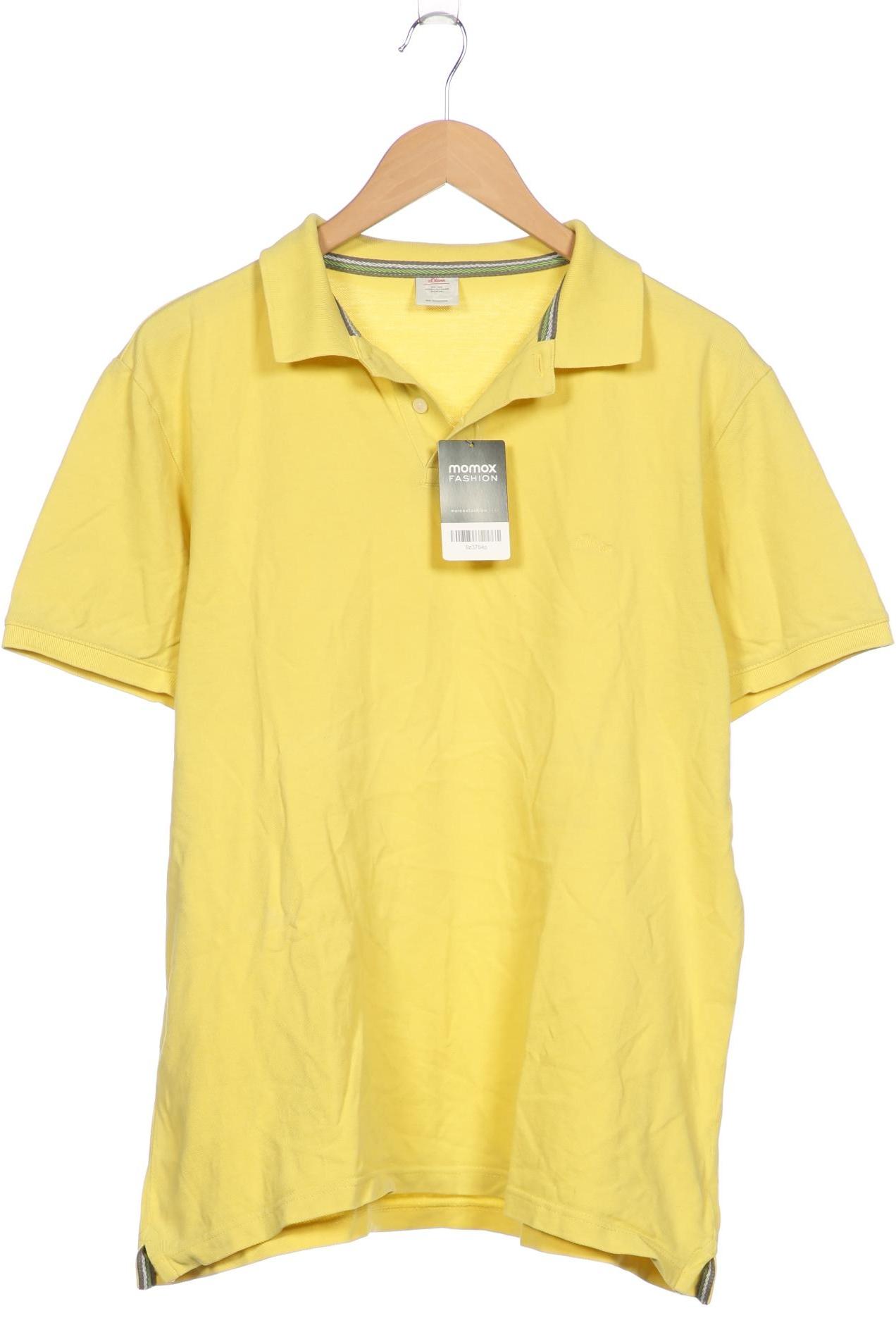 

s.Oliver Herren Poloshirt, gelb, Gr. 54