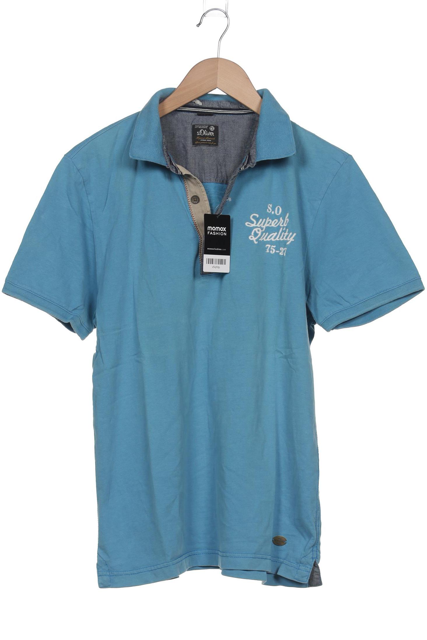 

s.Oliver Herren Poloshirt, blau, Gr. 52