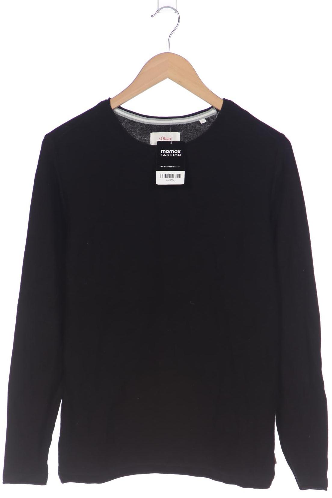 

s.Oliver Herren Sweatshirt, schwarz, Gr. 46