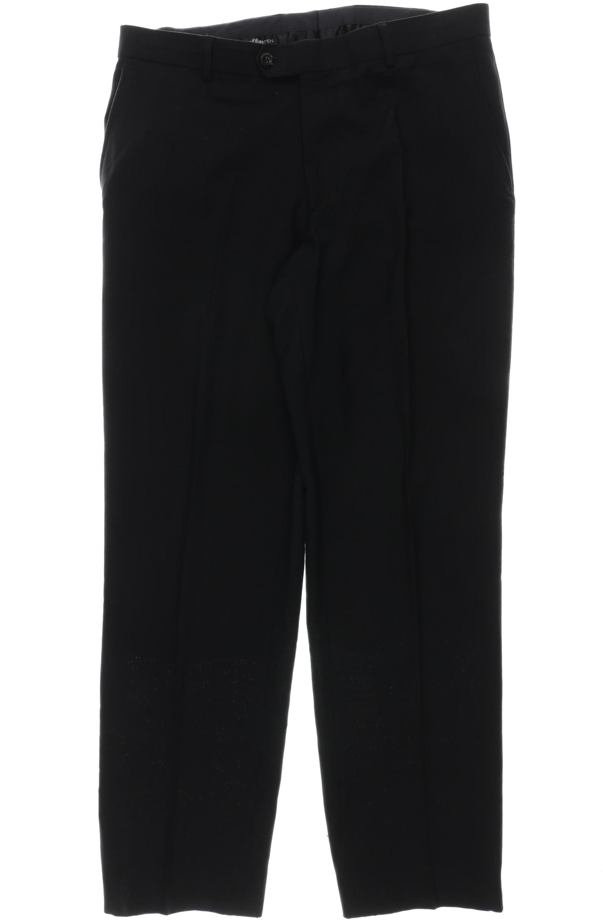 

s.Oliver Herren Stoffhose, schwarz, Gr. 0