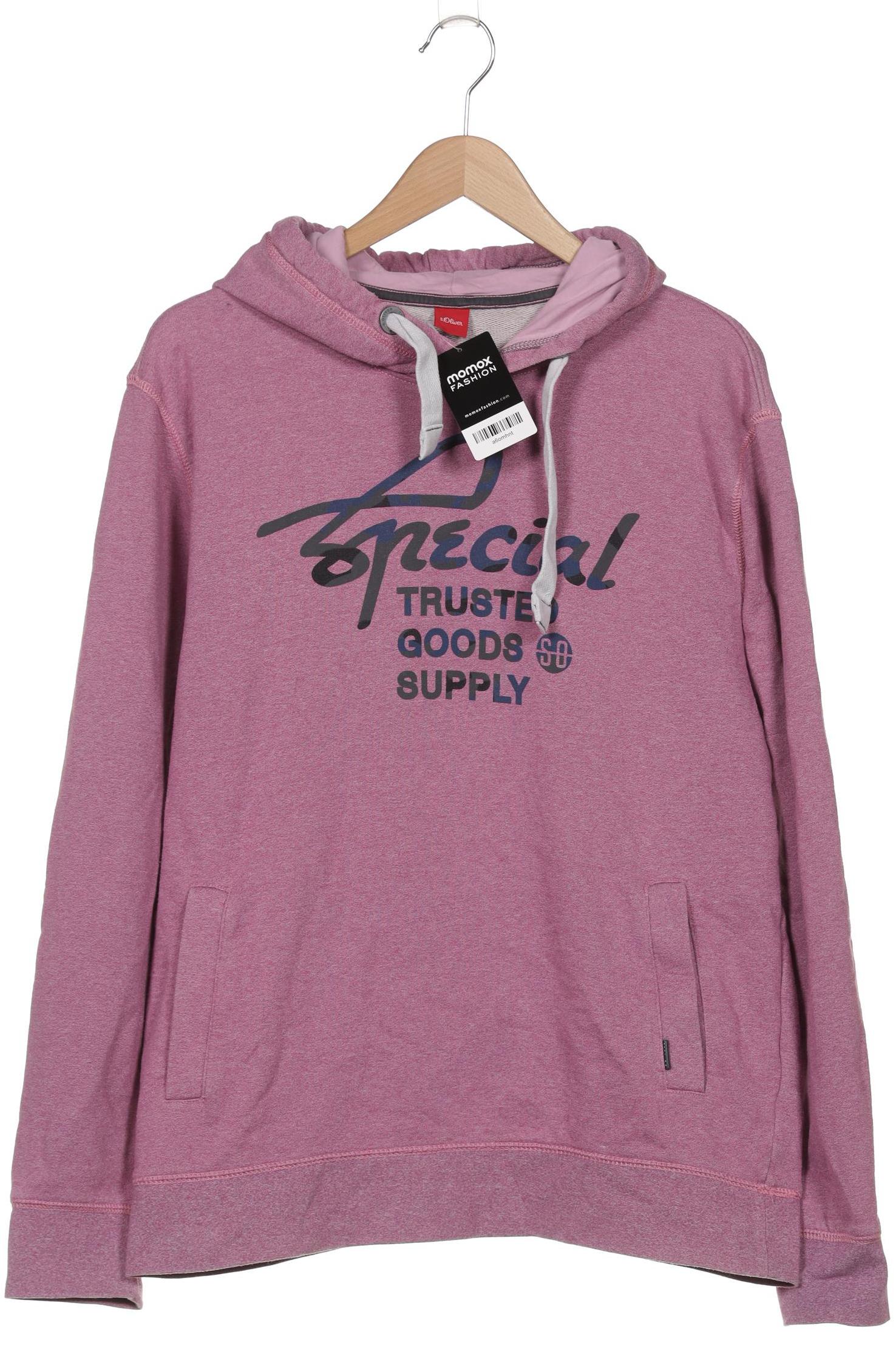 

s.Oliver Herren Kapuzenpullover, pink, Gr. 54