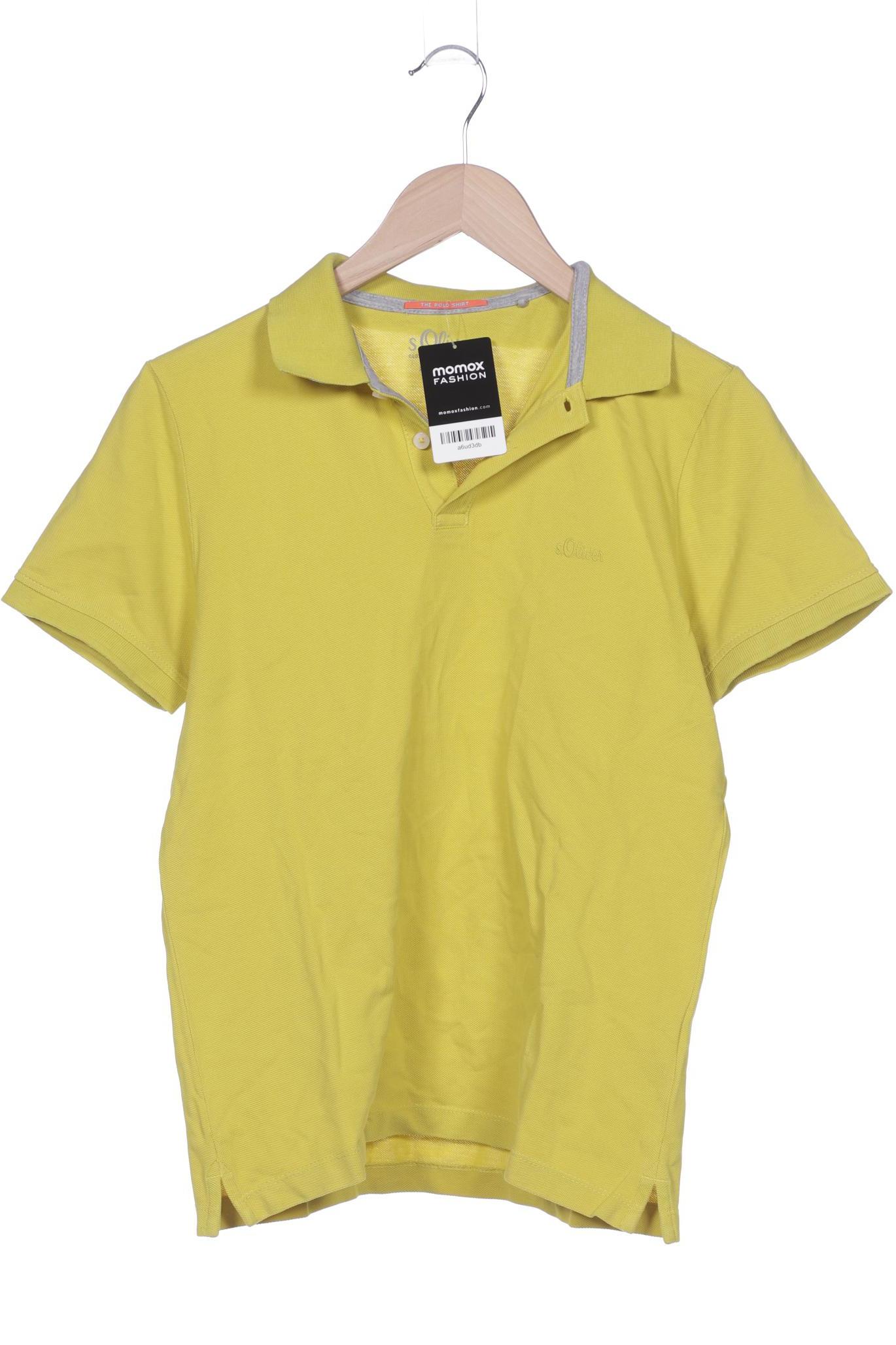 

s.Oliver Herren Poloshirt, gelb, Gr. 46