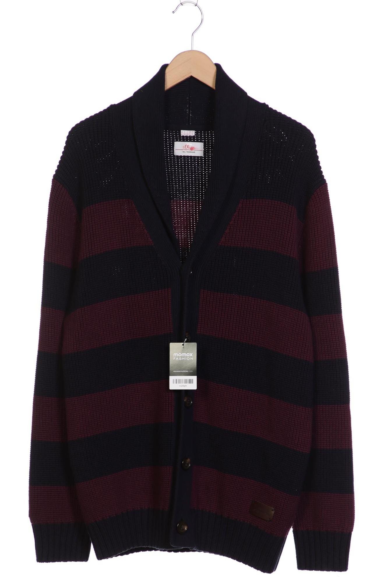 

s.Oliver Herren Strickjacke, bordeaux, Gr. 54