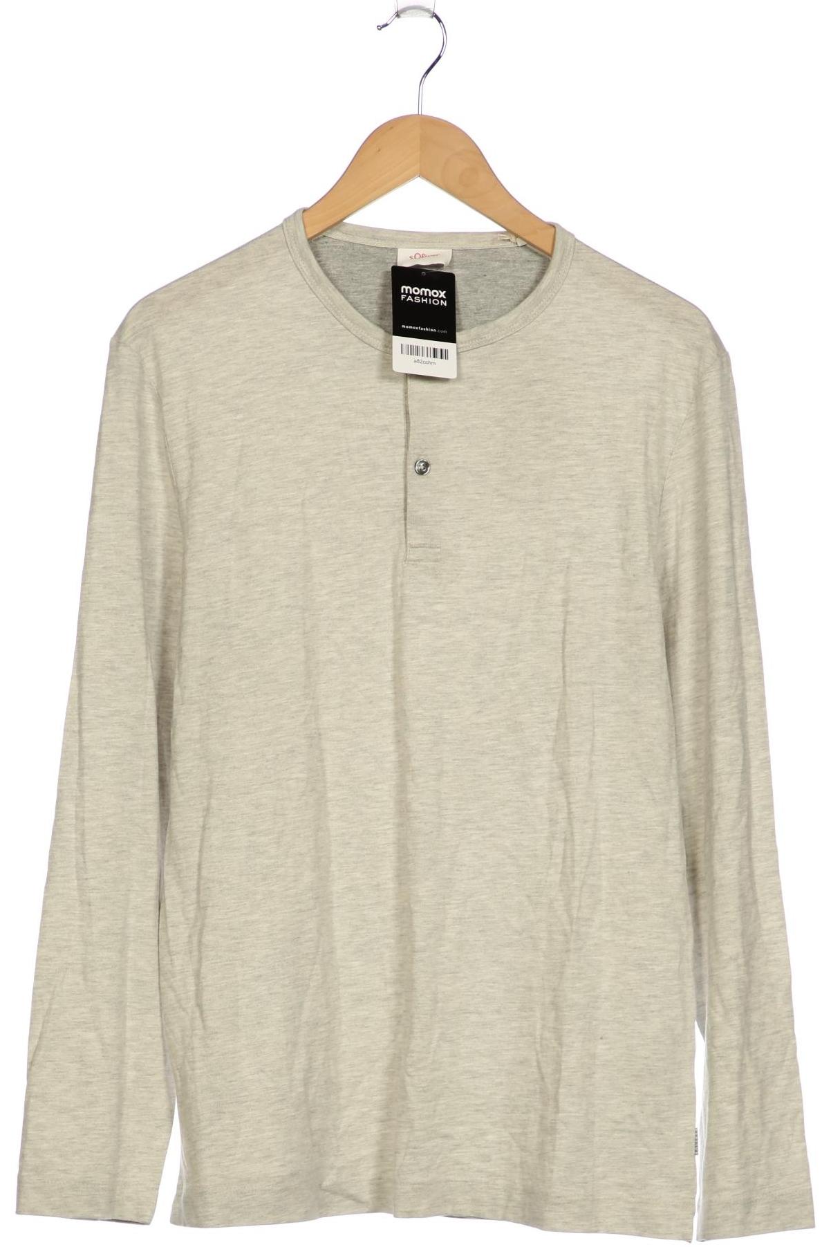 

s.Oliver Herren Langarmshirt, grau, Gr. 52