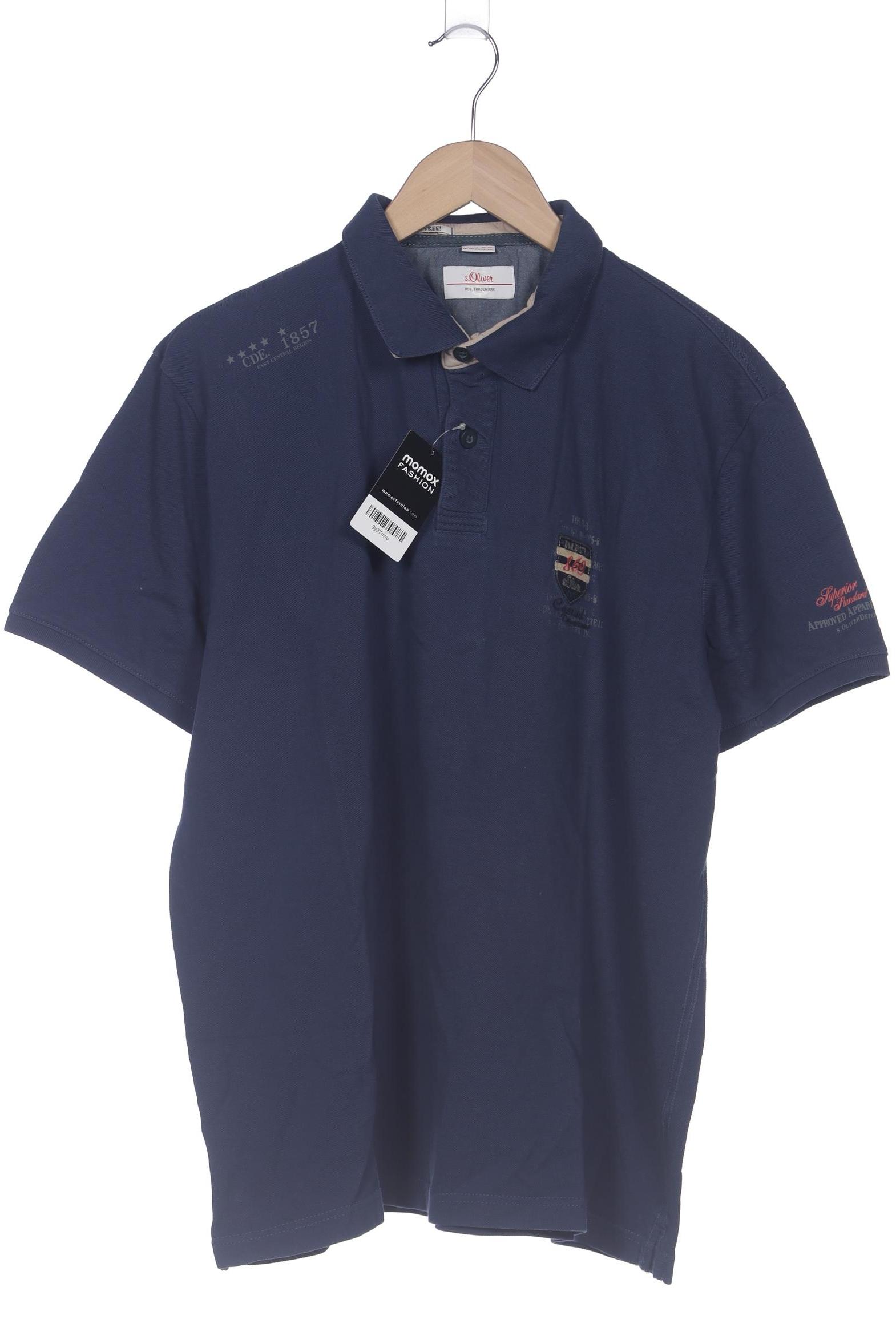 

s.Oliver Herren Poloshirt, marineblau, Gr. 56