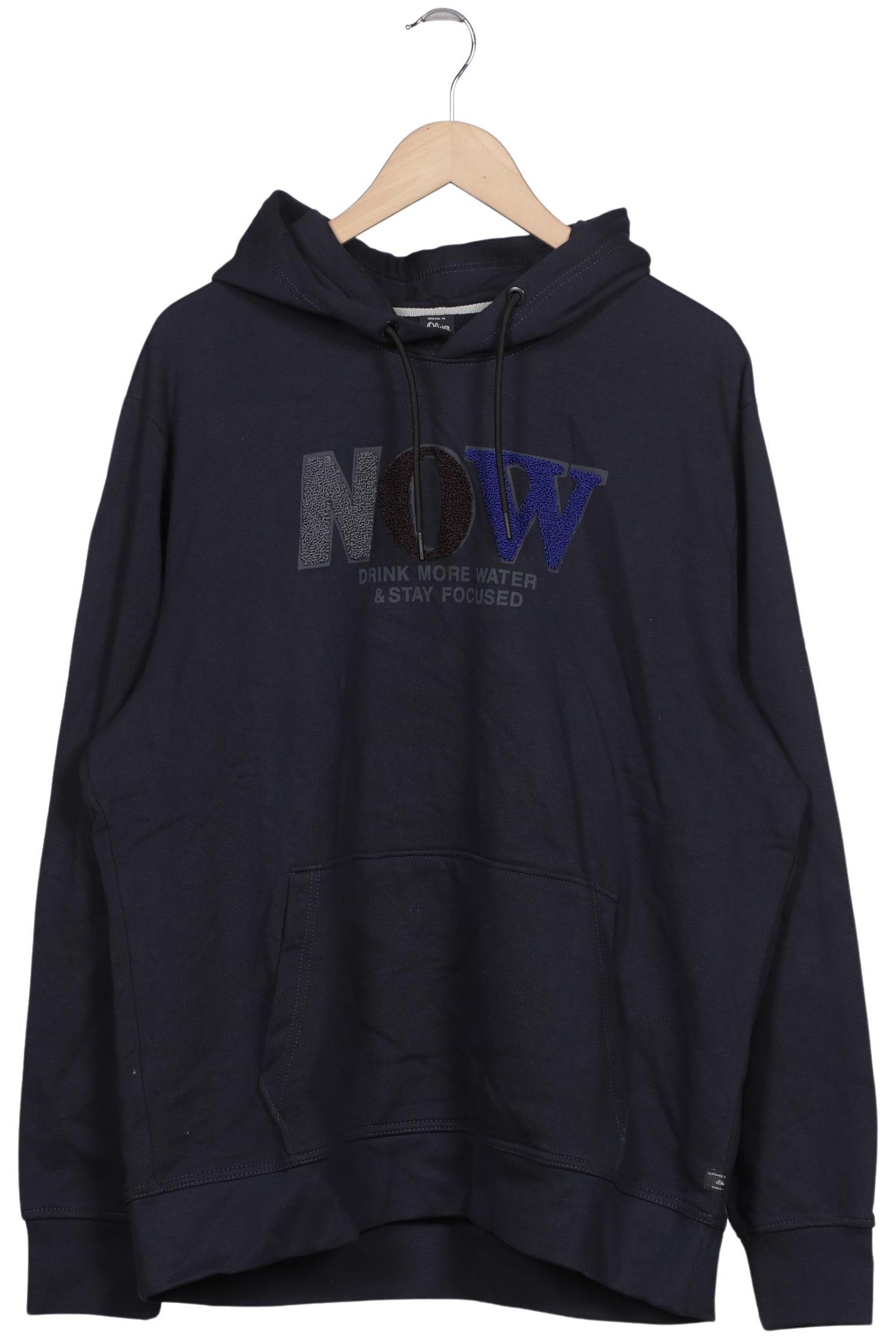 

s.Oliver Herren Kapuzenpullover, marineblau, Gr. 56