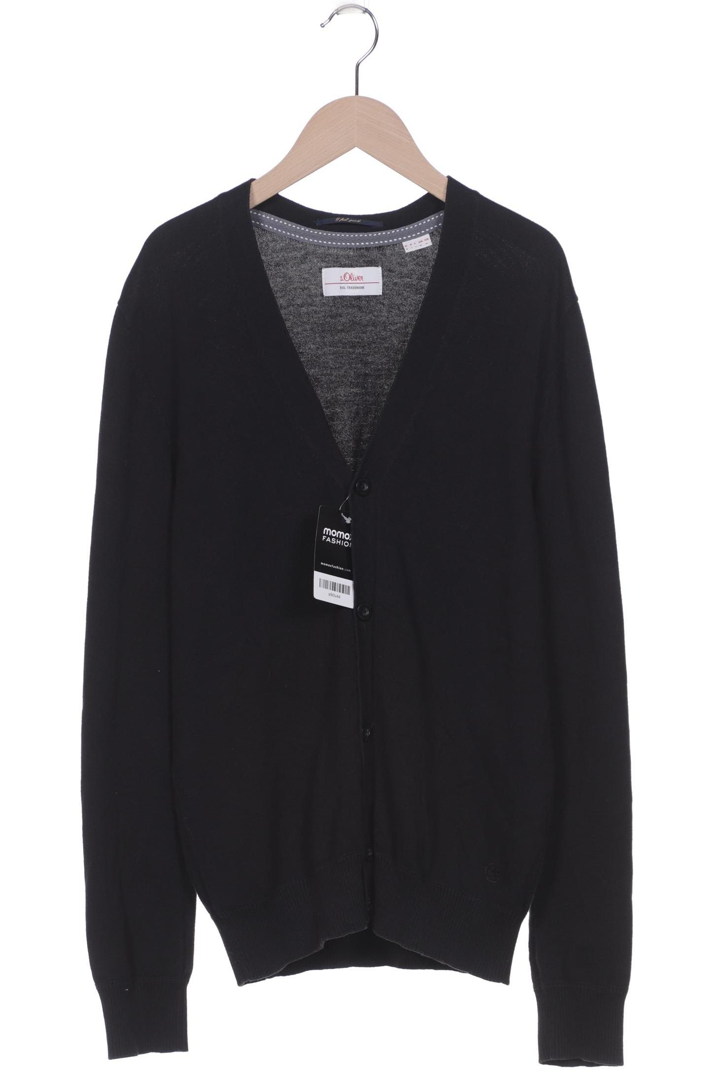 

s.Oliver Herren Strickjacke, schwarz