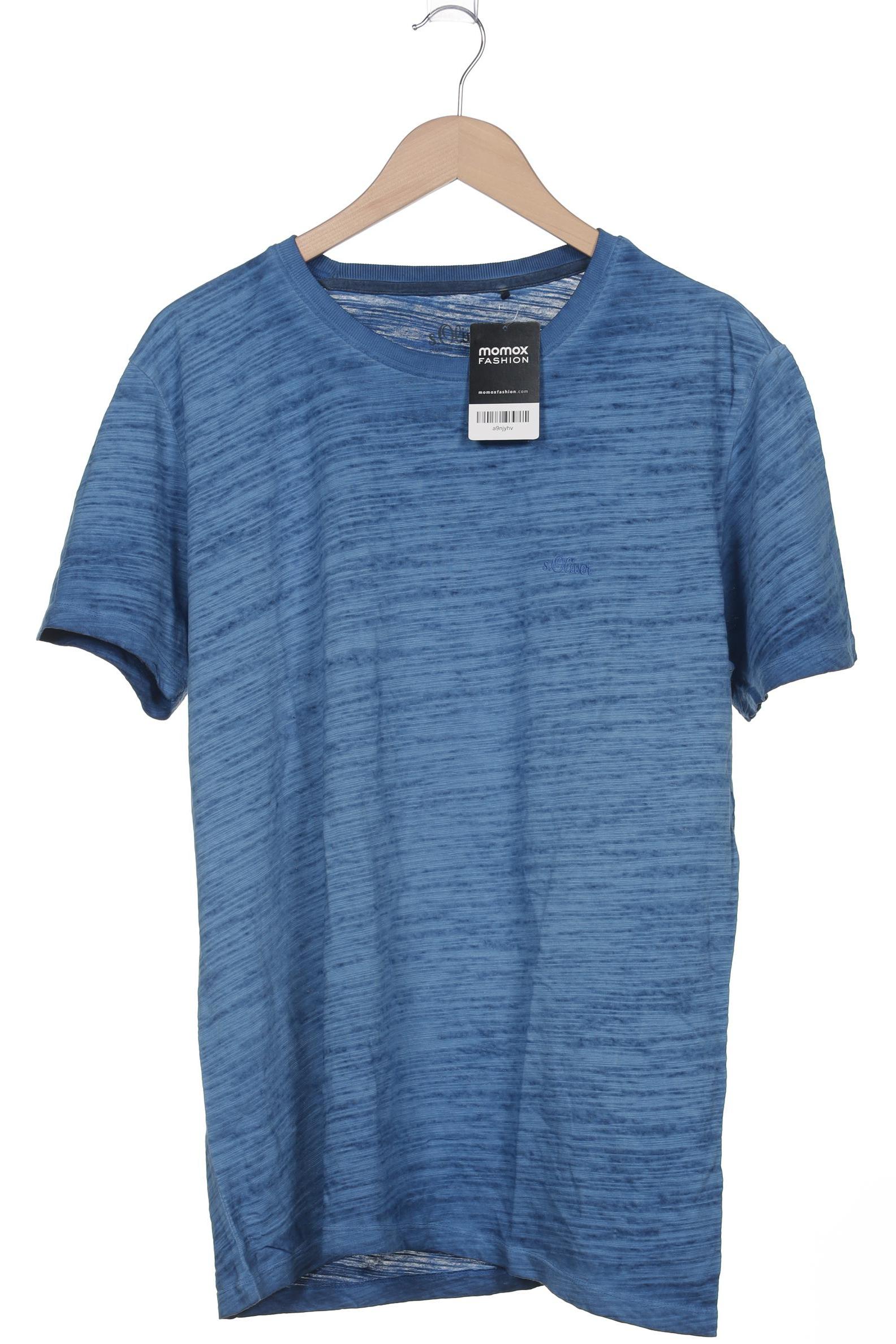 

s.Oliver Herren T-Shirt, blau, Gr. 54