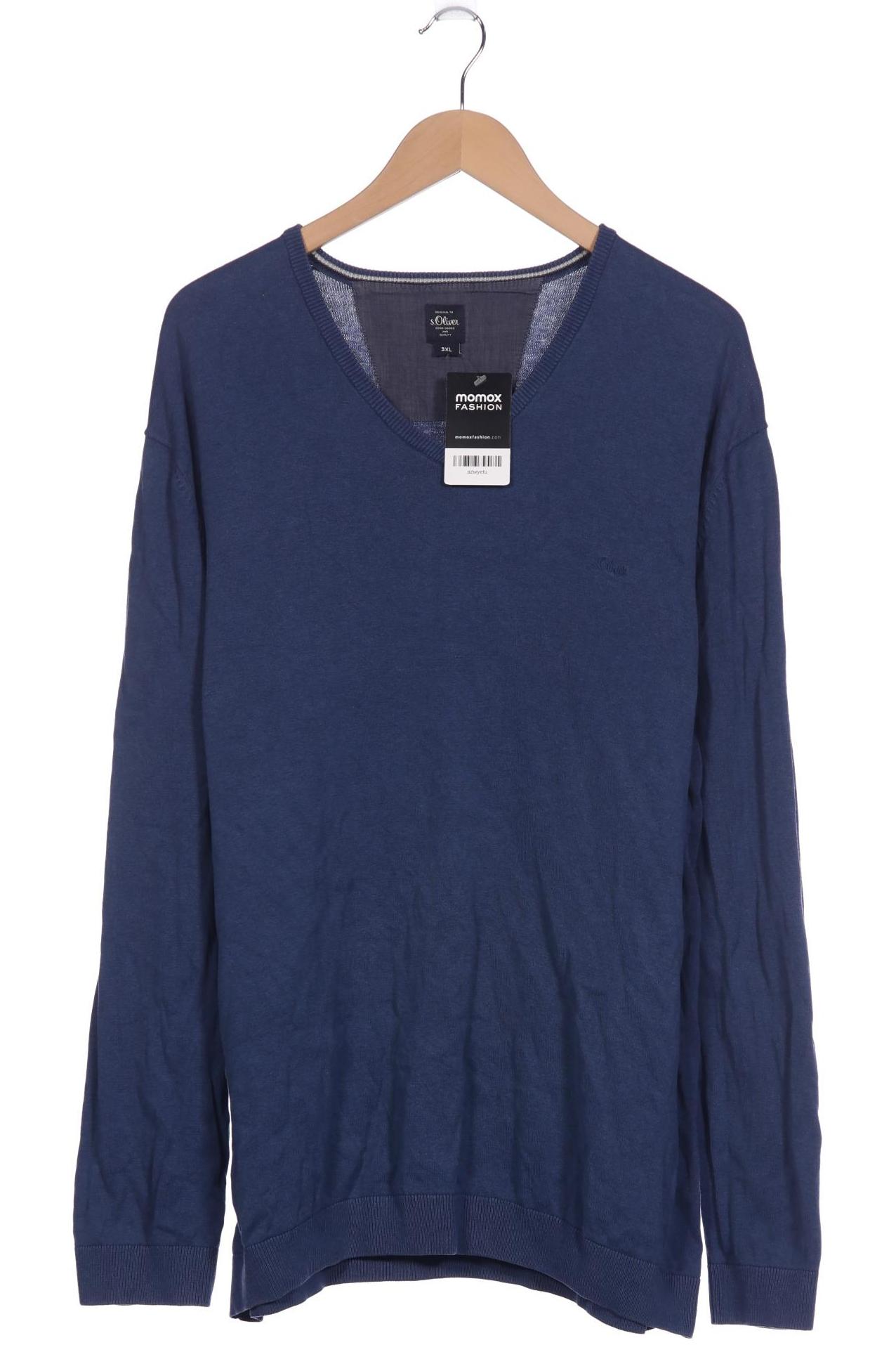 

s.Oliver Herren Pullover, blau, Gr. 58
