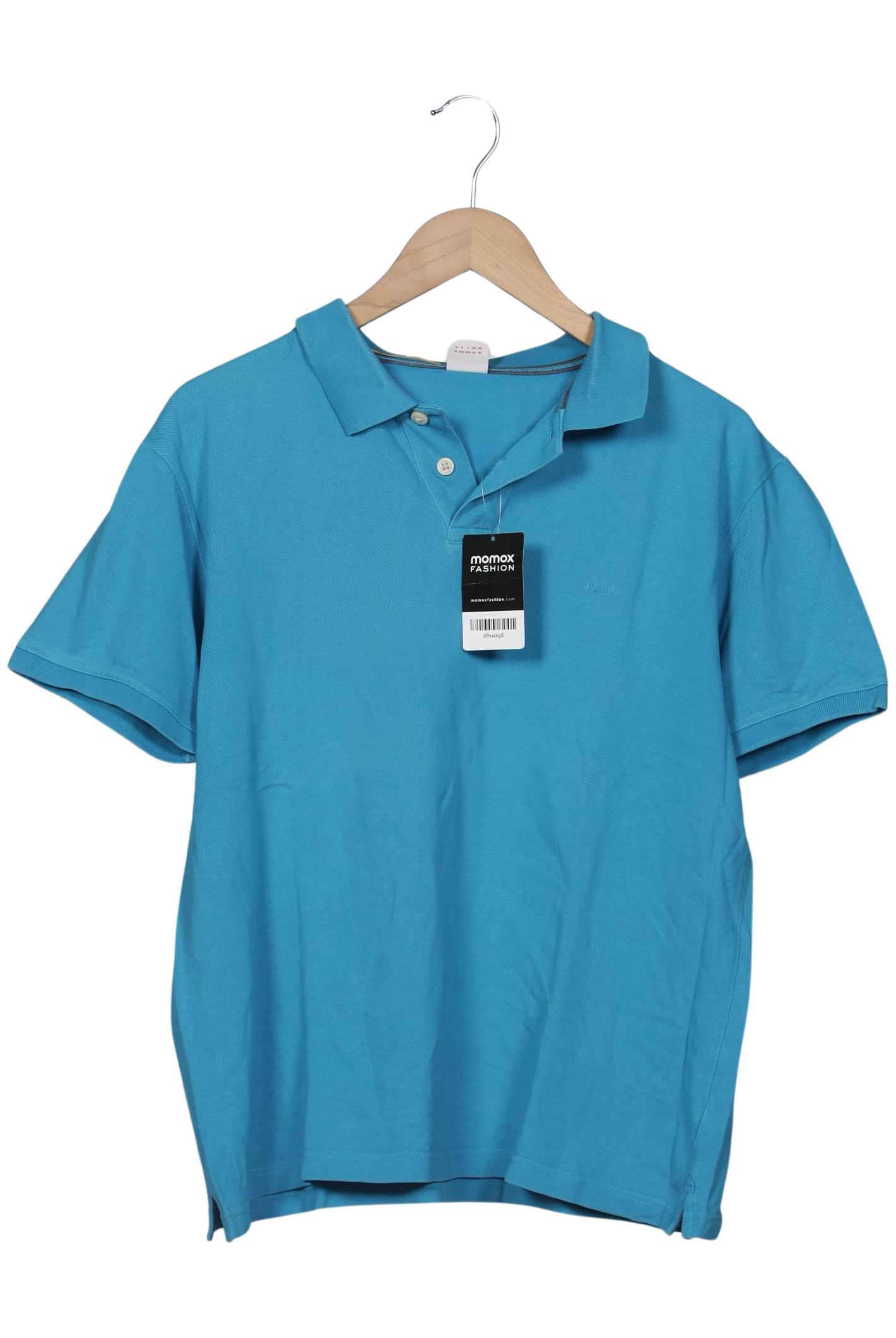 

s.Oliver Herren Poloshirt, blau, Gr. 54