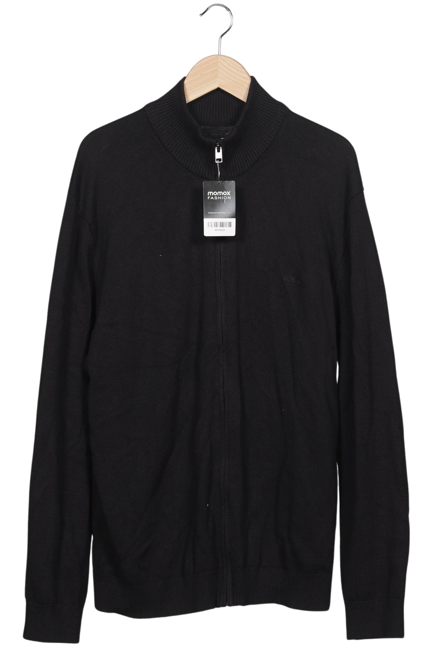 

s.Oliver Herren Strickjacke, schwarz, Gr. 58