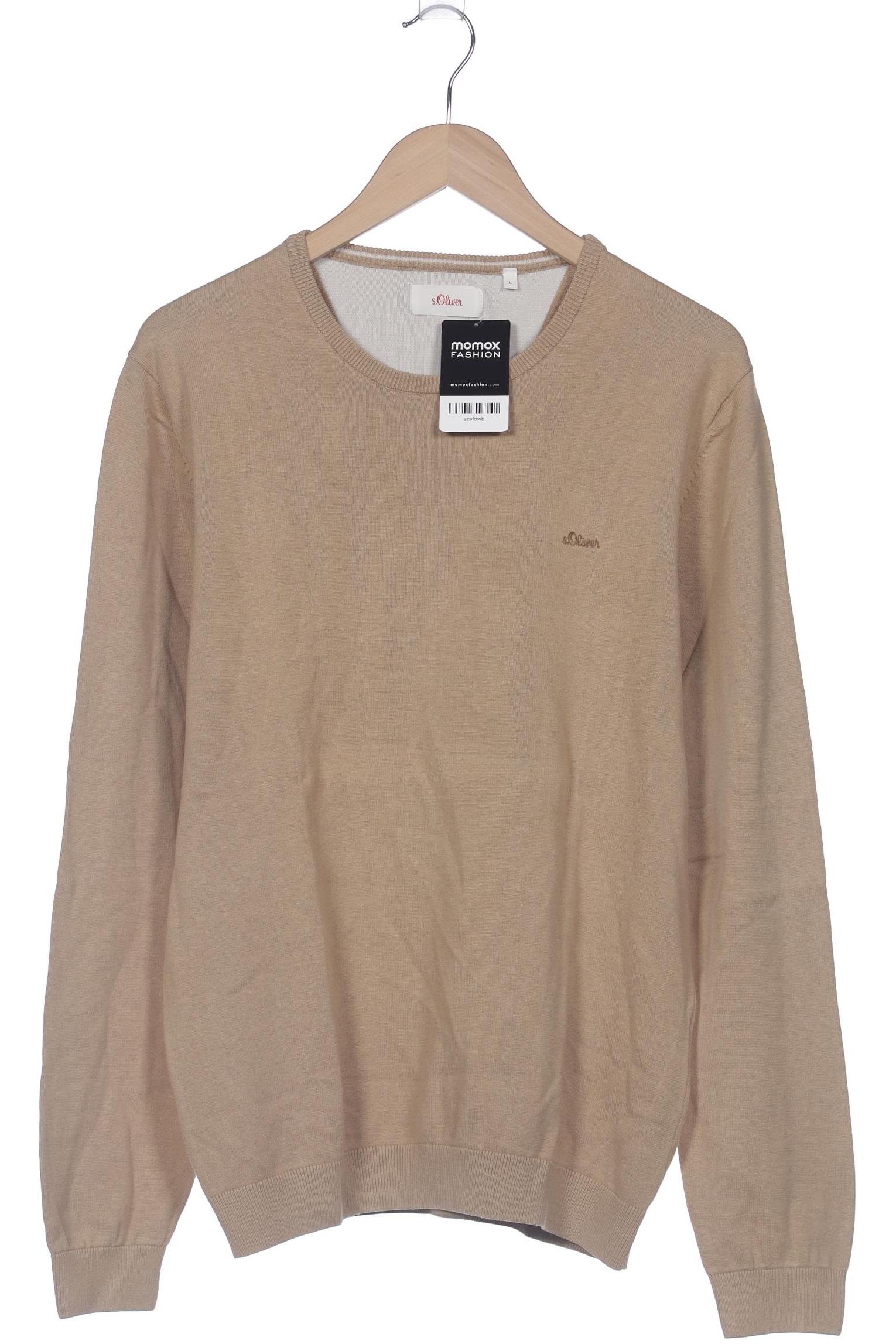 

s.Oliver Herren Pullover, beige, Gr. 52
