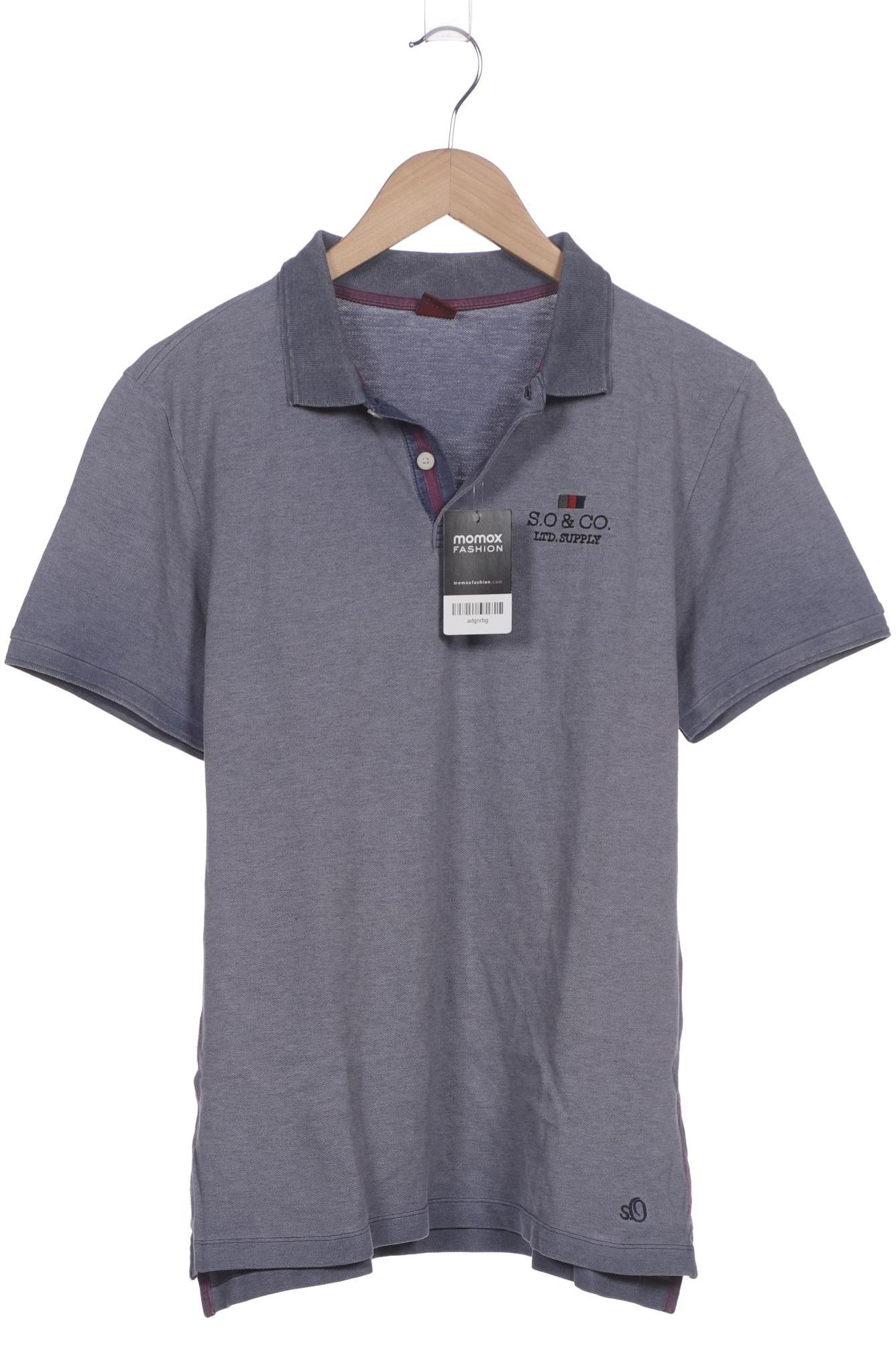 

s.Oliver Herren Poloshirt, blau, Gr. 48