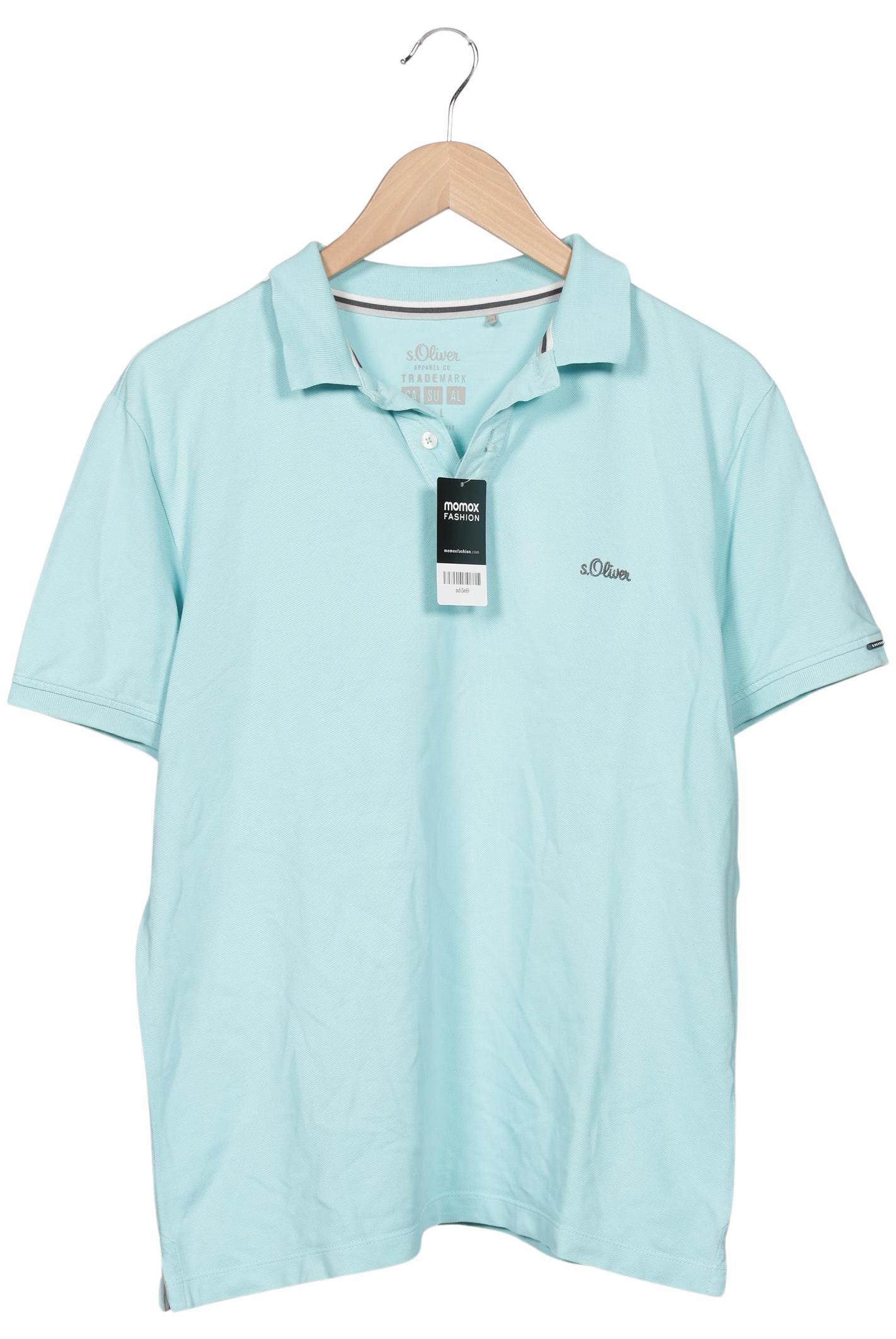 

s.Oliver Herren Poloshirt, blau, Gr. 52