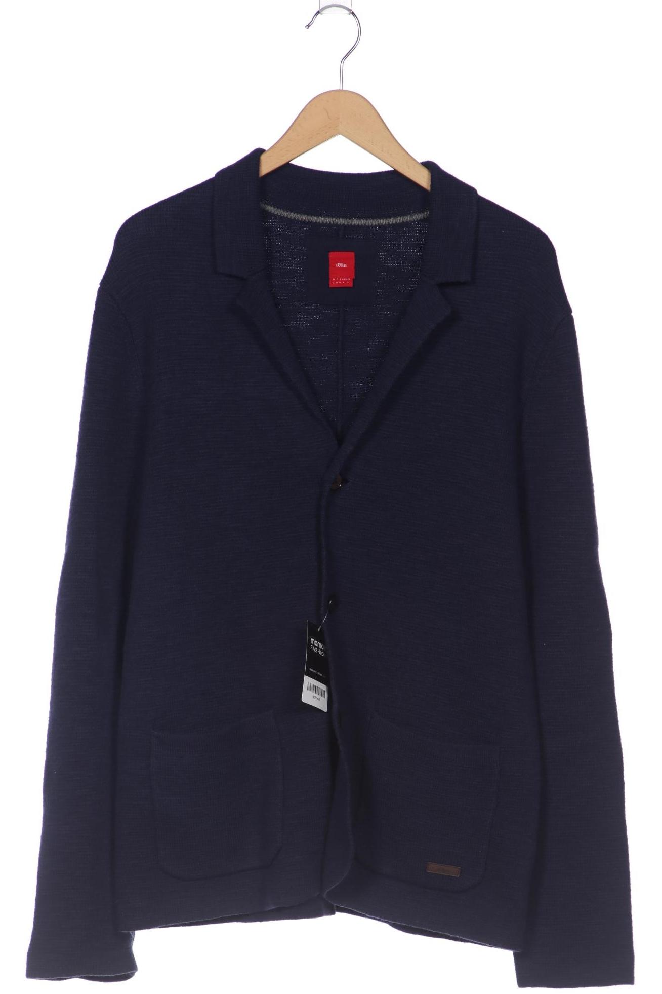 

s.Oliver Herren Strickjacke, blau, Gr. 52