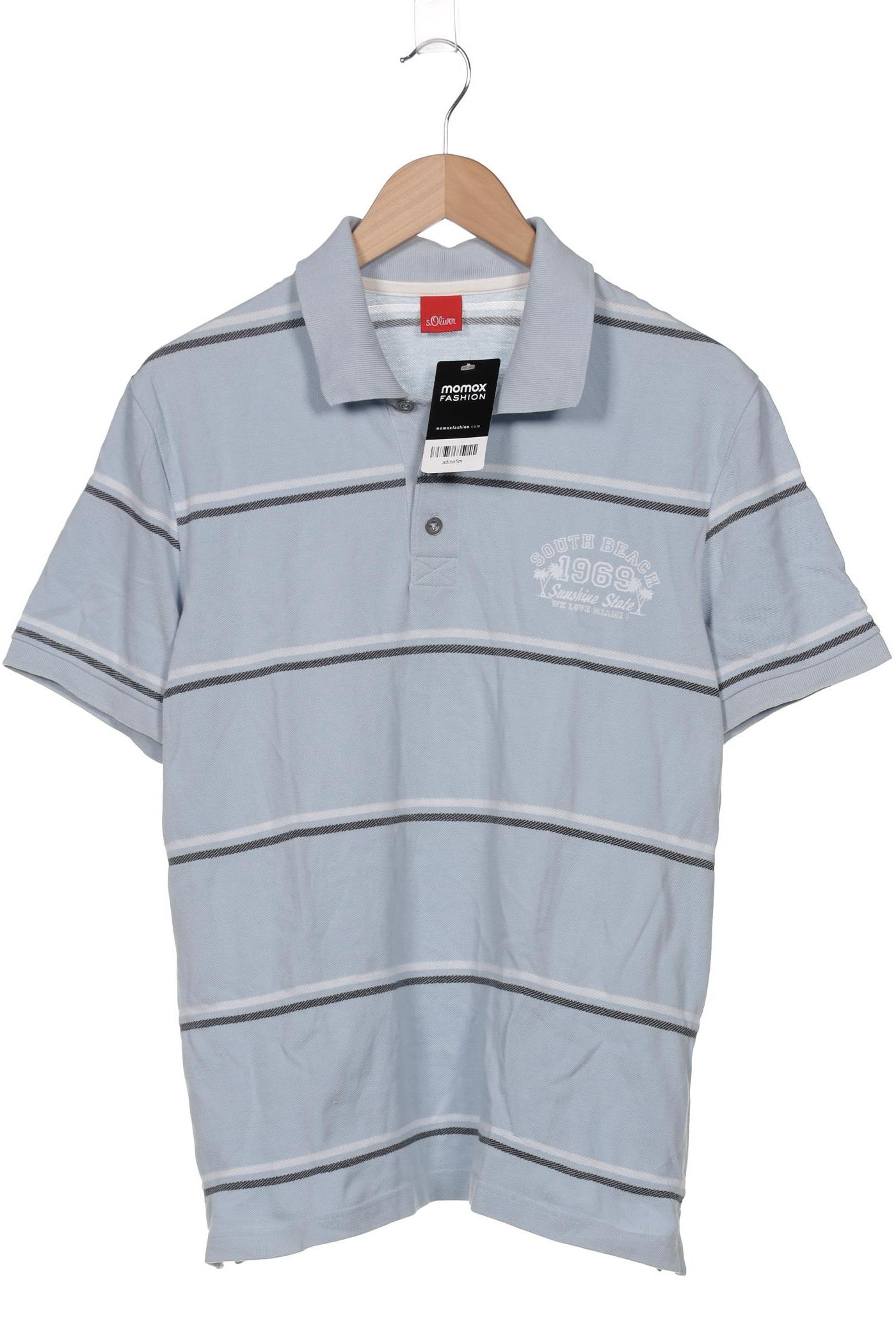 

s.Oliver Herren Poloshirt, hellblau, Gr. 52