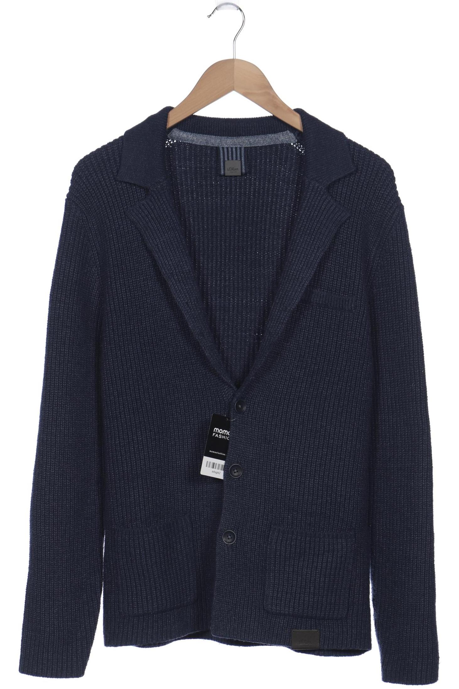 

s.Oliver Herren Strickjacke, marineblau