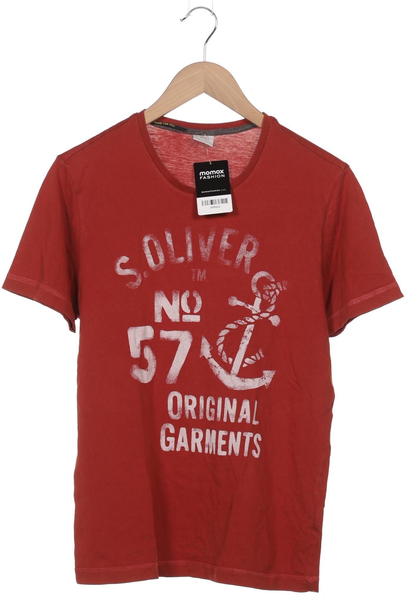 

s.Oliver Herren T-Shirt, rot, Gr. 48