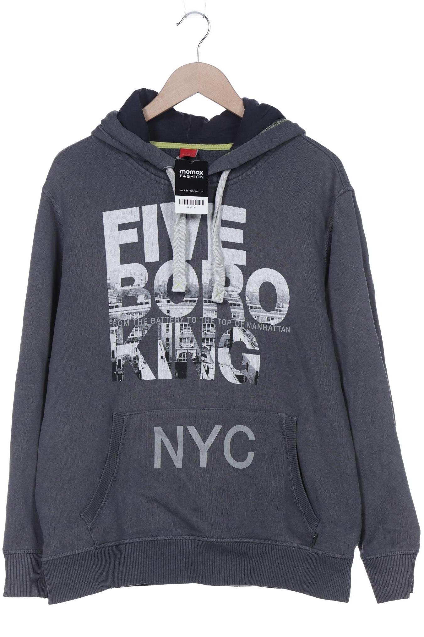 

s.Oliver Herren Kapuzenpullover, grau, Gr. 54