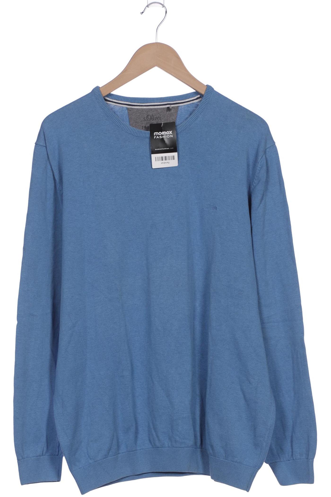 

s.Oliver Herren Pullover, blau, Gr. 56