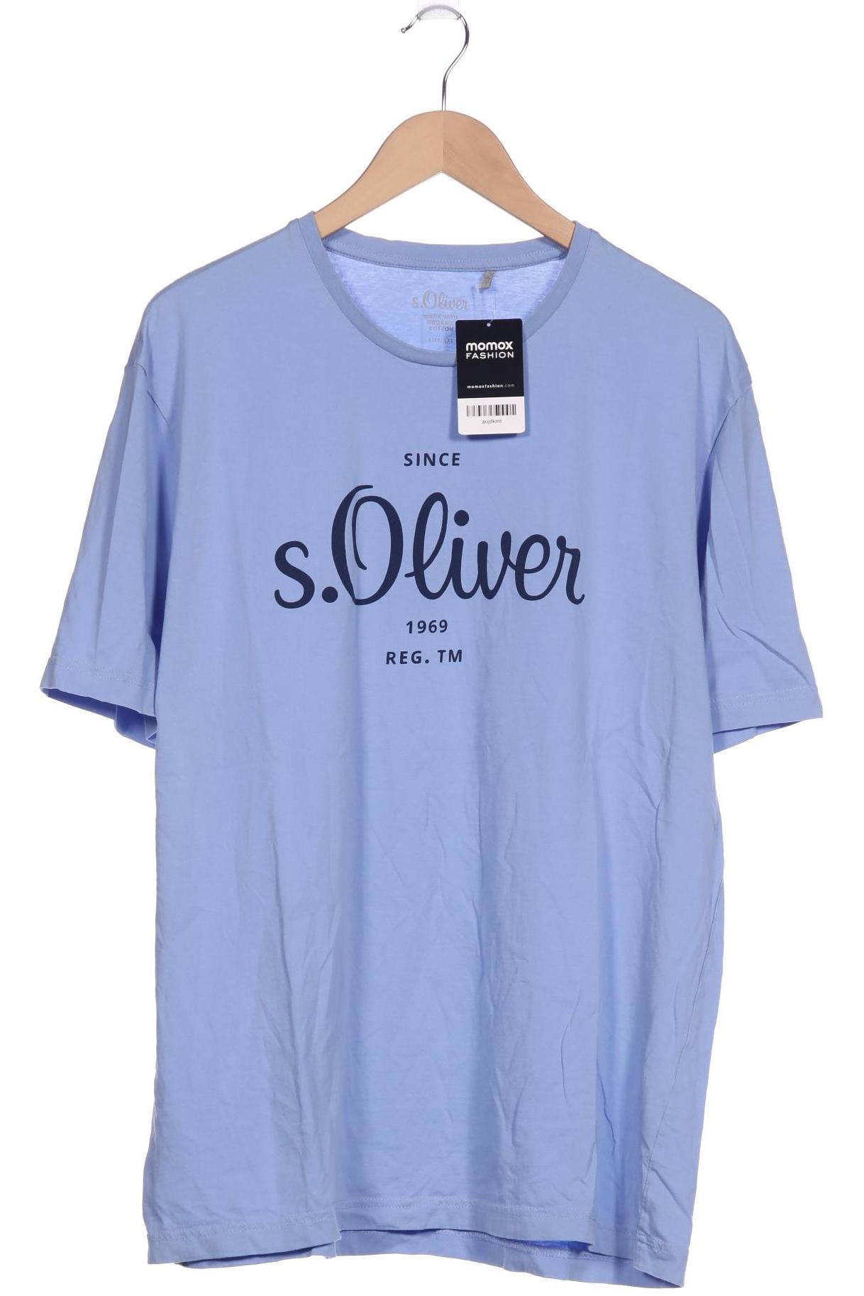 

s.Oliver Herren T-Shirt, blau, Gr. 56