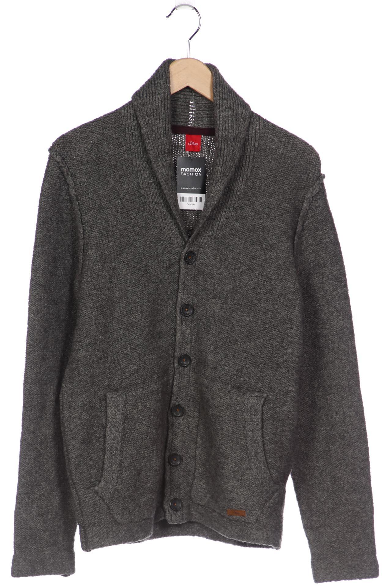 

s.Oliver Herren Strickjacke, grau, Gr. 48