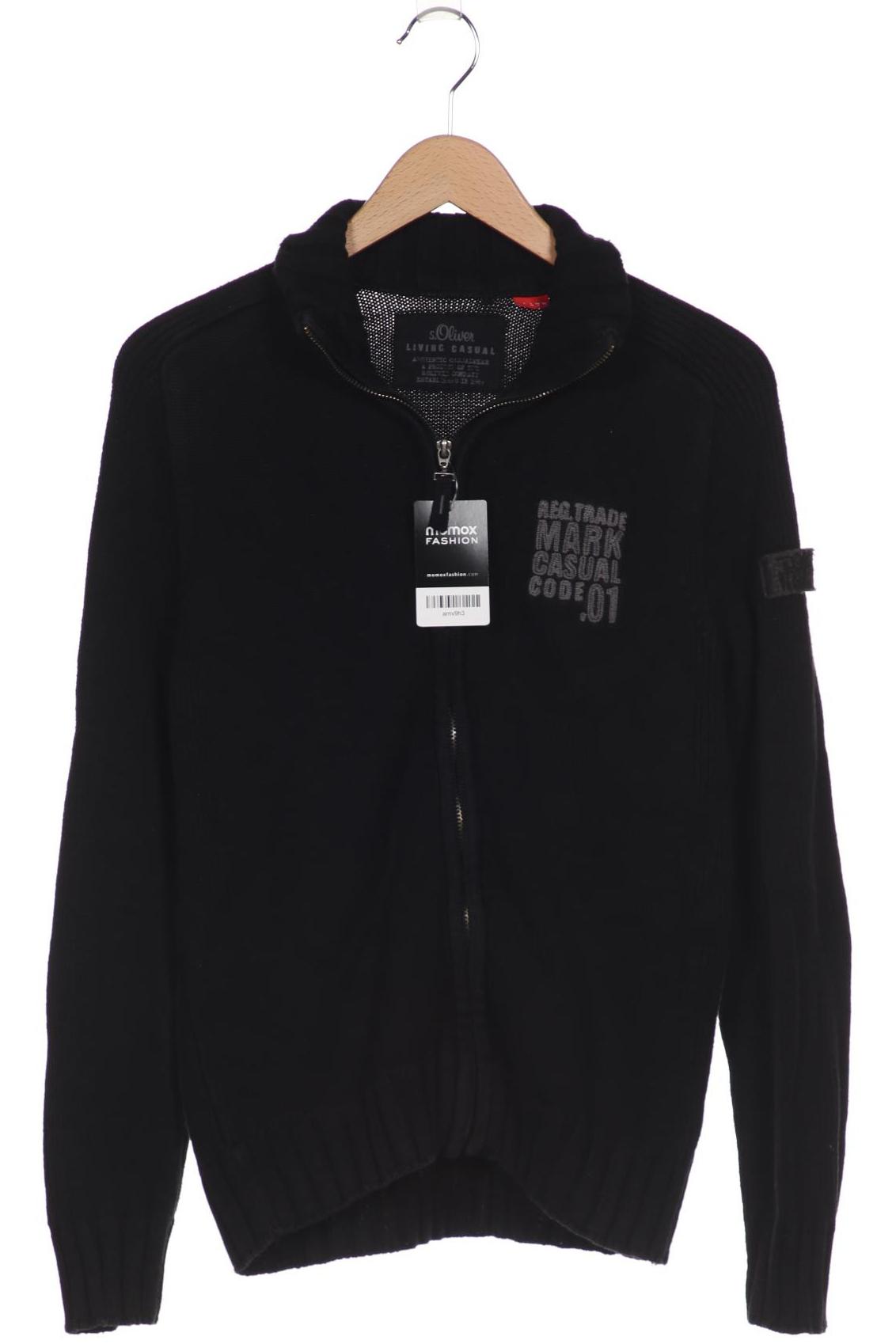 

s.Oliver Herren Strickjacke, schwarz
